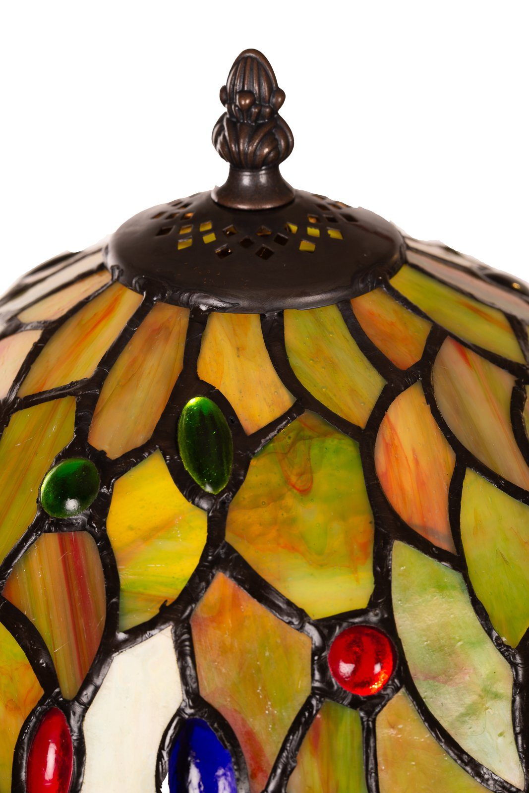 BIRENDY Tiffany Birendy Stehlampe Tiff146 Tischlampe Lampe Motiv Style Libellen