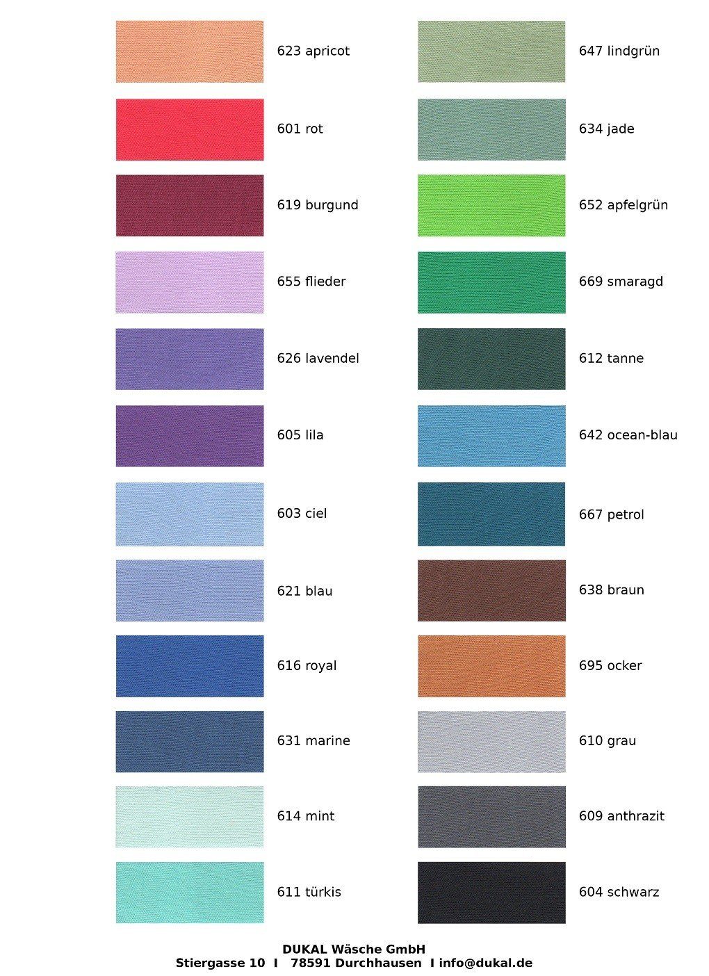 Kissenbezüge Keilkissen für Wasserbett, 40 Farben, mit Germany aus (1 Made Klettverschluss, Jade hochwertigem Stück), in Doppel-Jersey, DUKAL
