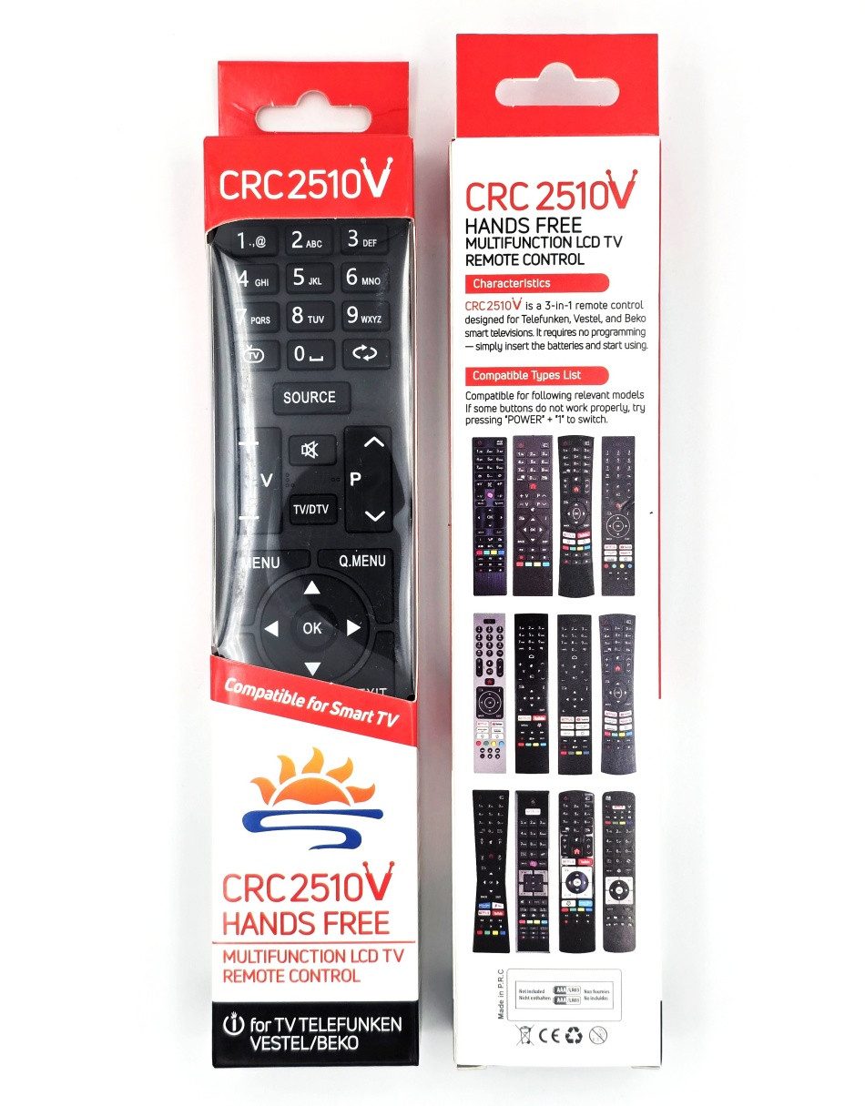Alltro Universal Fernbedienung für Beko LCD LED Smart TV Fernseher Fernbedienung