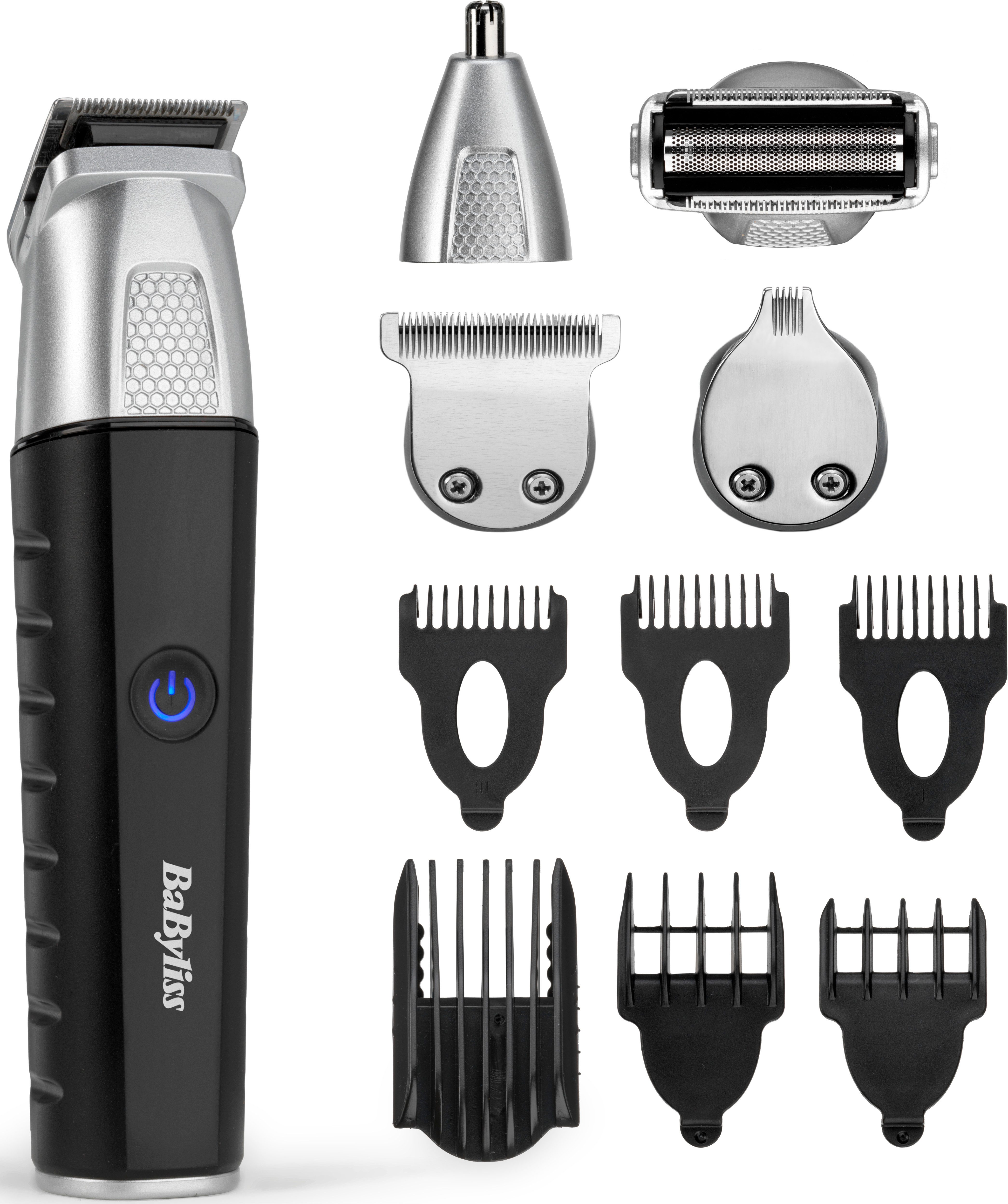 BaByliss Multifunktionstrimmer Lithium Power 11-in-1 Multitrimmer MT812E, Leistungsstarker Motor, 11-in-1 Funktion, präzise Klingen, …