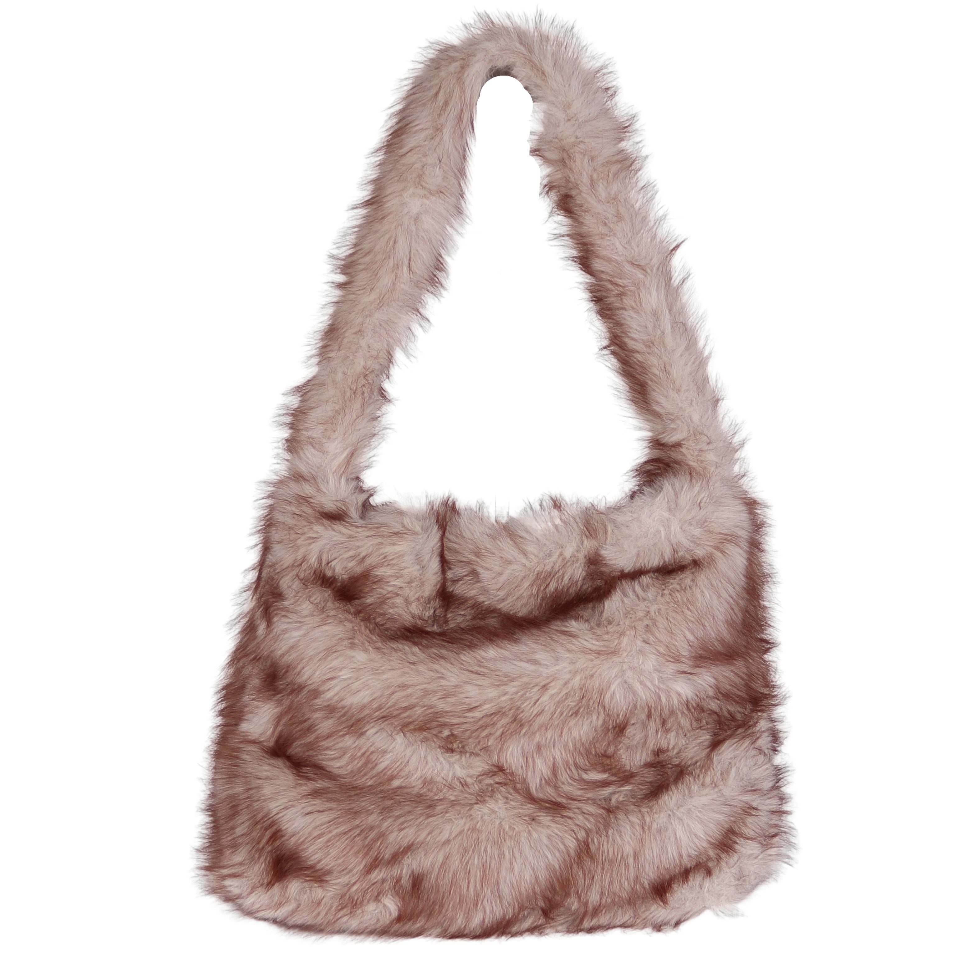 MIRROSI Umhängetasche aus Kunstfell Kuschelweich Schultertasche, günstig online kaufen
