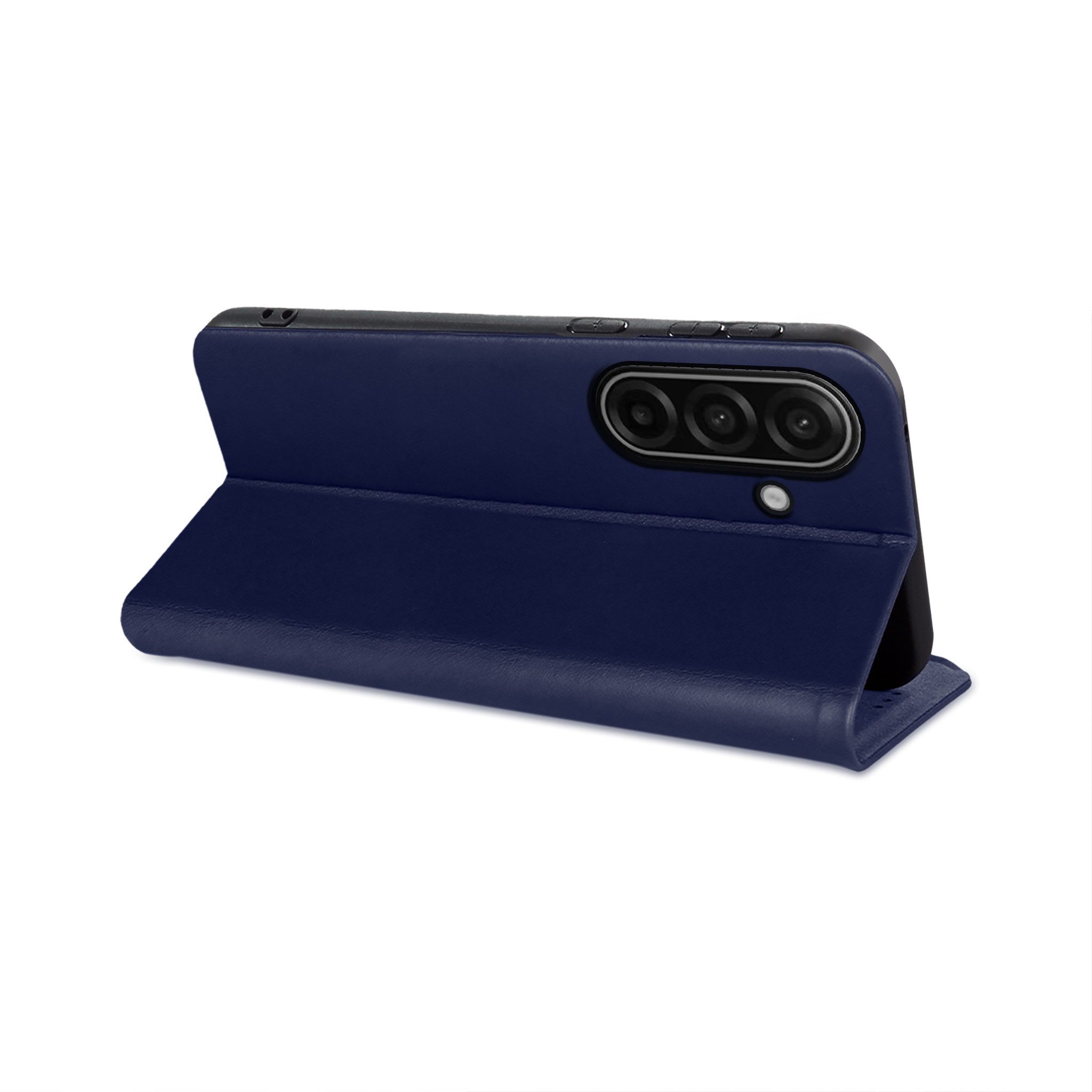 Tec-Expert Handyhülle Echtleder Klapp Hülle für Samsung Galaxy A57 5G 6.7 Zoll, 6.7, Cover Klapphülle Case mit Kartenfach RFID Schutz aufstellbar