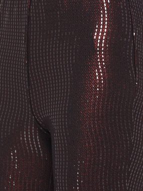 Sarah Kern Schlaghose Stoffhose figurbetont mit Glitzerdetails