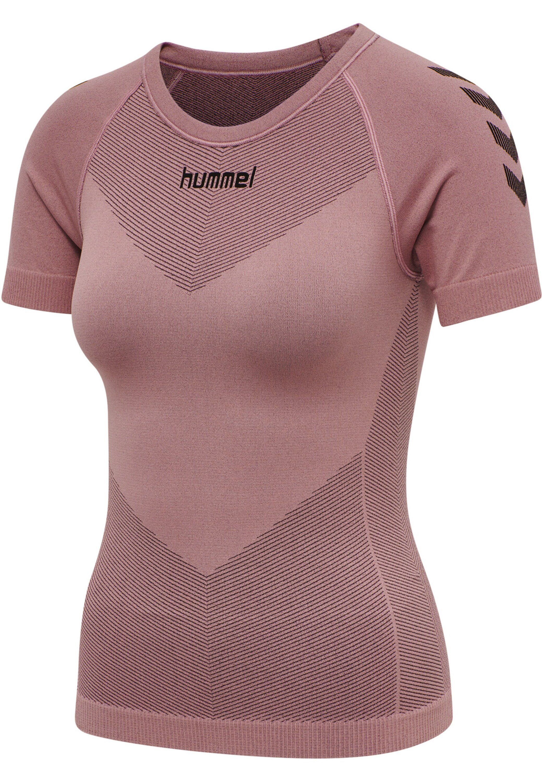 rosa hummel Detail (1-tlg) Plain/ohne Funktionsshirt Weiteres Details, Seamless First