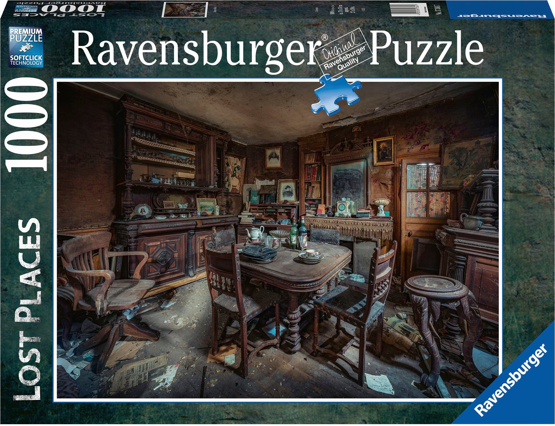 schützt in Germany; - Meal, Lost Puzzleteile, 1000 Made FSC® - Puzzle Bizarre Ravensburger Places, weltweit Wald