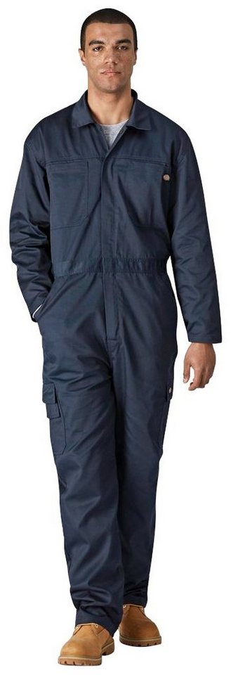 Dickies Overall Everyday-Coverall Arbeitsbekleidung mit Reißverschluss,  Standard Beinlänge, Seitlich elastisch mit Tunnel-Taillenband