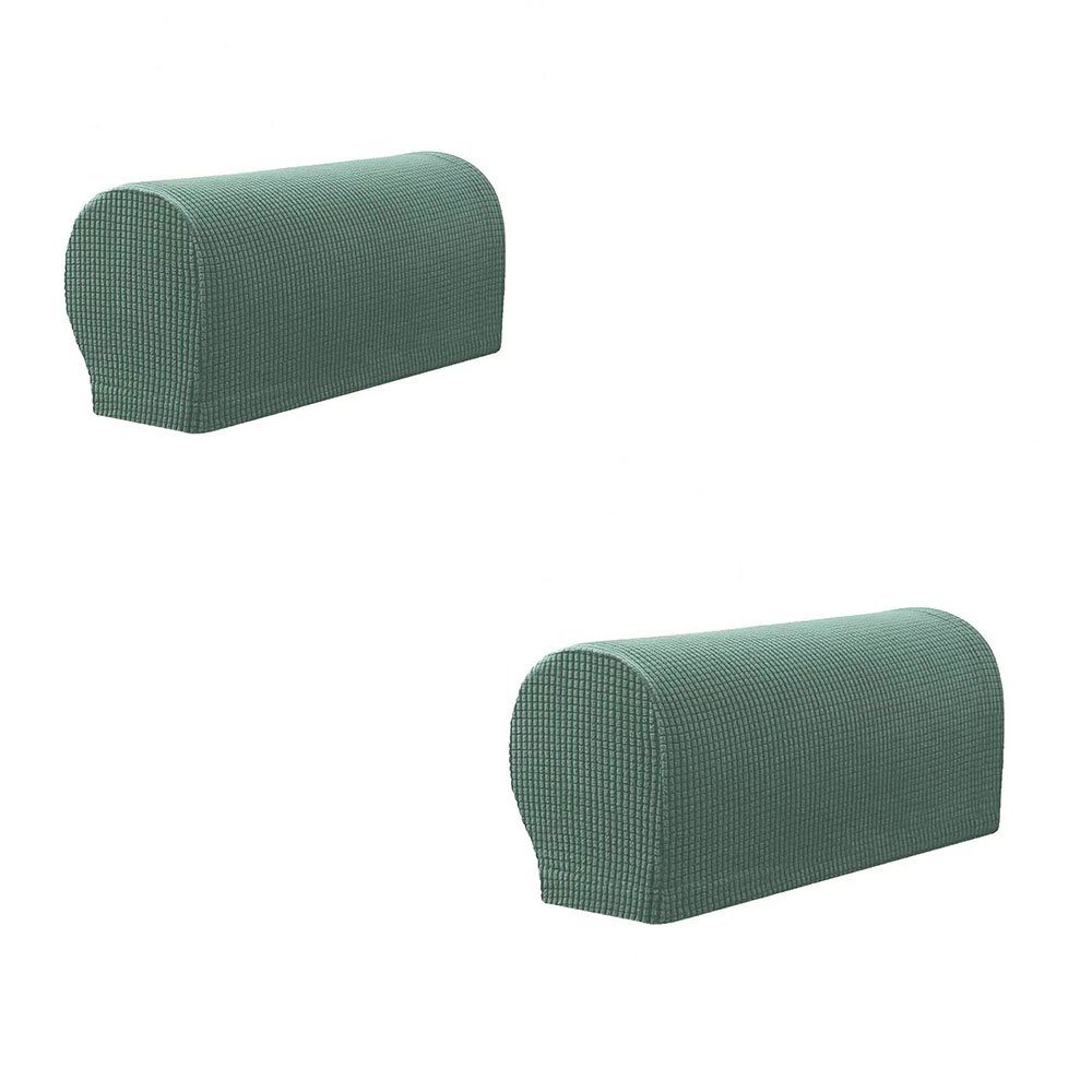 Grün 53*28*21cm 2 Stück Stretch Sofa-Armlehnenbezüge FELIXLEO Sesselschoner