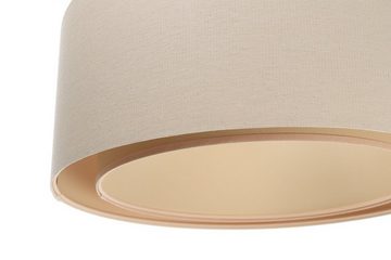ONZENO Pendelleuchte Boho Flowy Natural 1 40x20x20 cm, einzigartiges Design und hochwertige Lampe