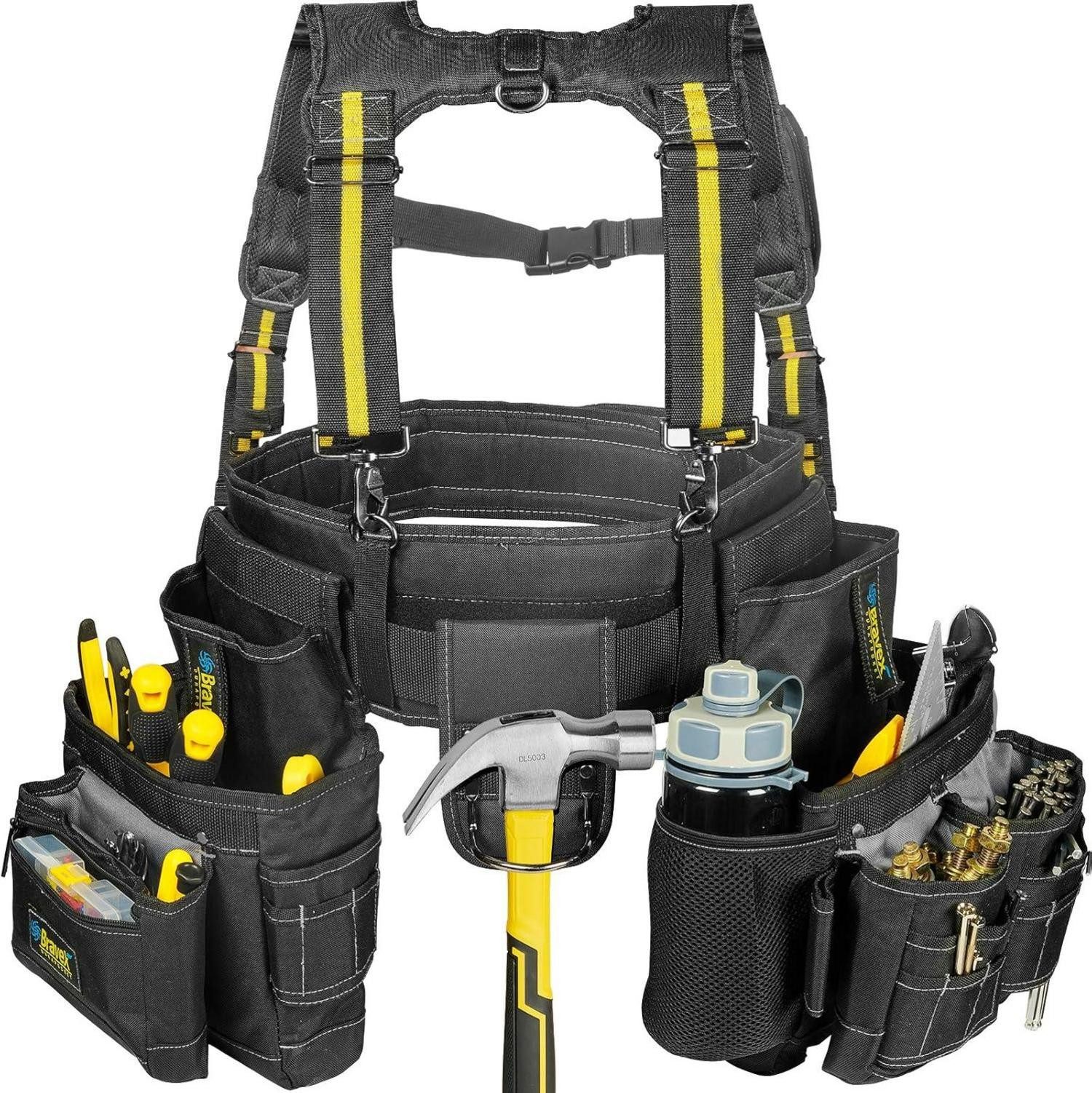 Fahrradständer Werkzeuggürtel Pro Ultra 20 Taschen Y-Style Nylon Hosenträger