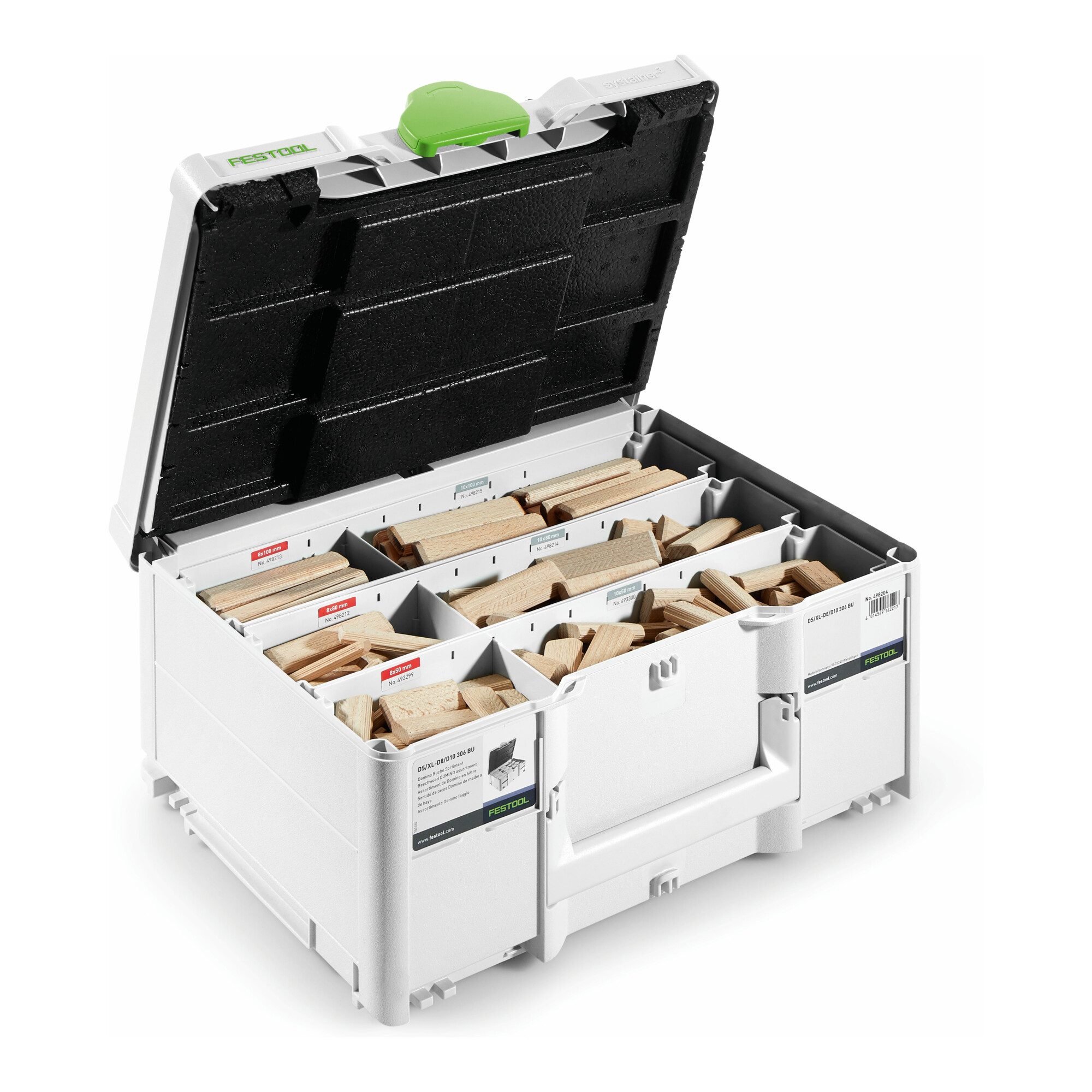 FESTOOL Holzdübel Festool DOMINO XL Dübel Buche DS/XL D8/D10 306 BU