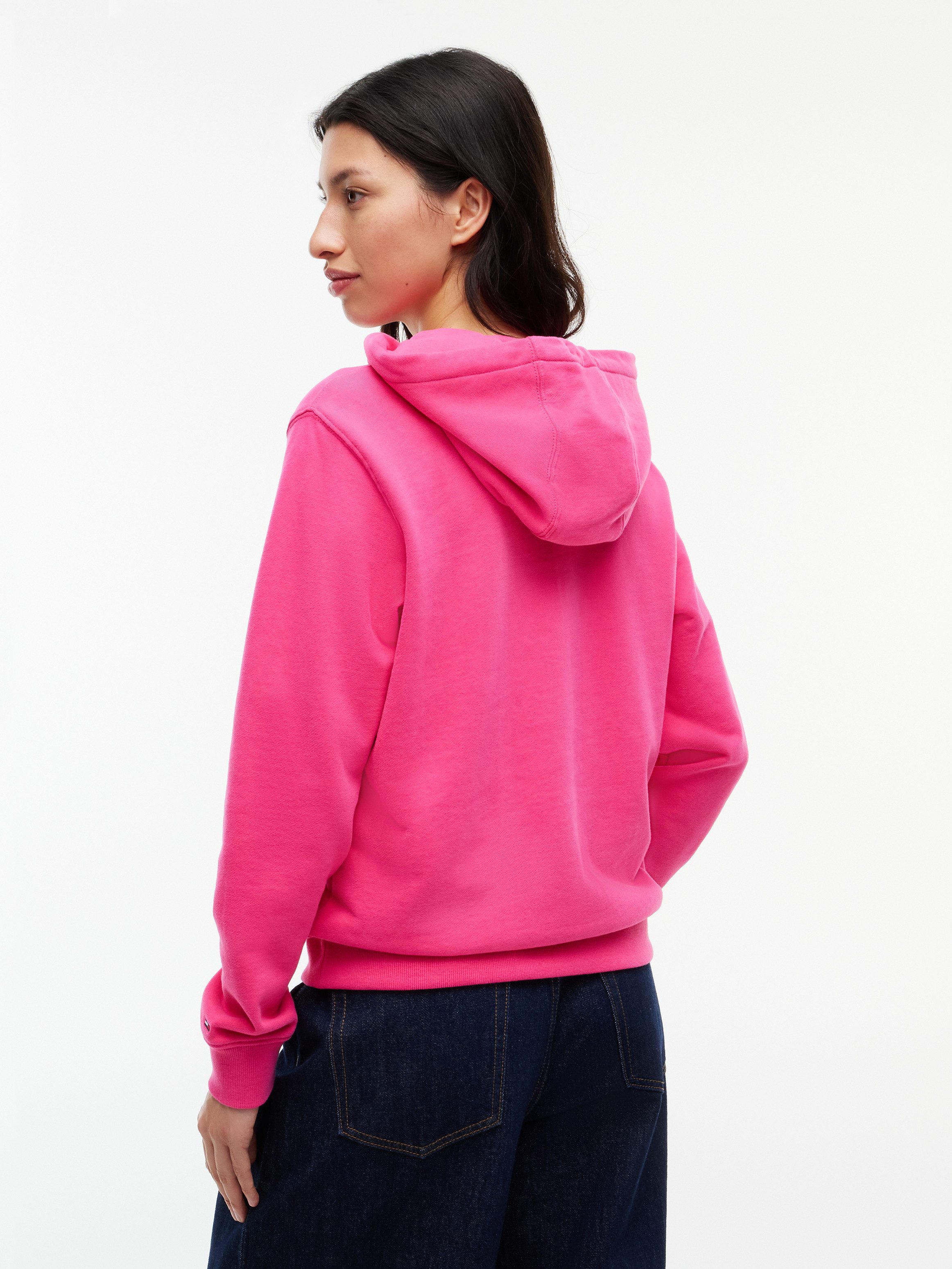 Tommy Jeans Kapuzensweatshirt TJW REG ESS LOGO 1 HOODIE EXT Baumwolle