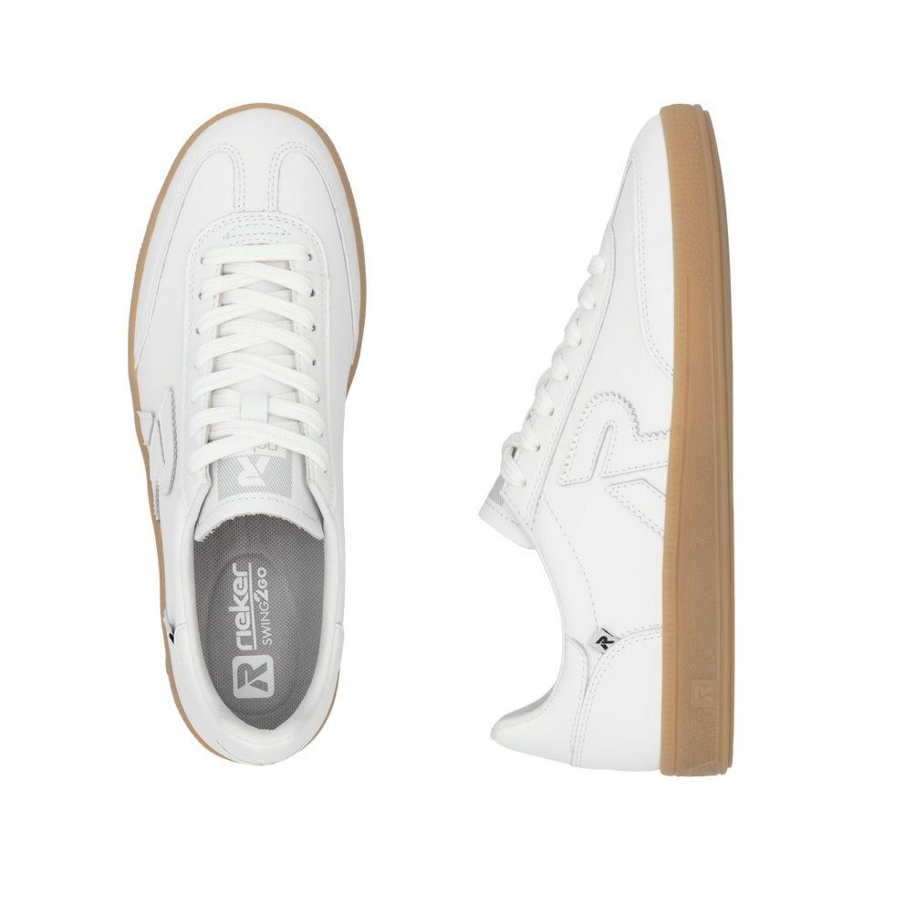 Rieker San Diego (Glattleder) weiss Damen Sneaker – Bild 2 von 5