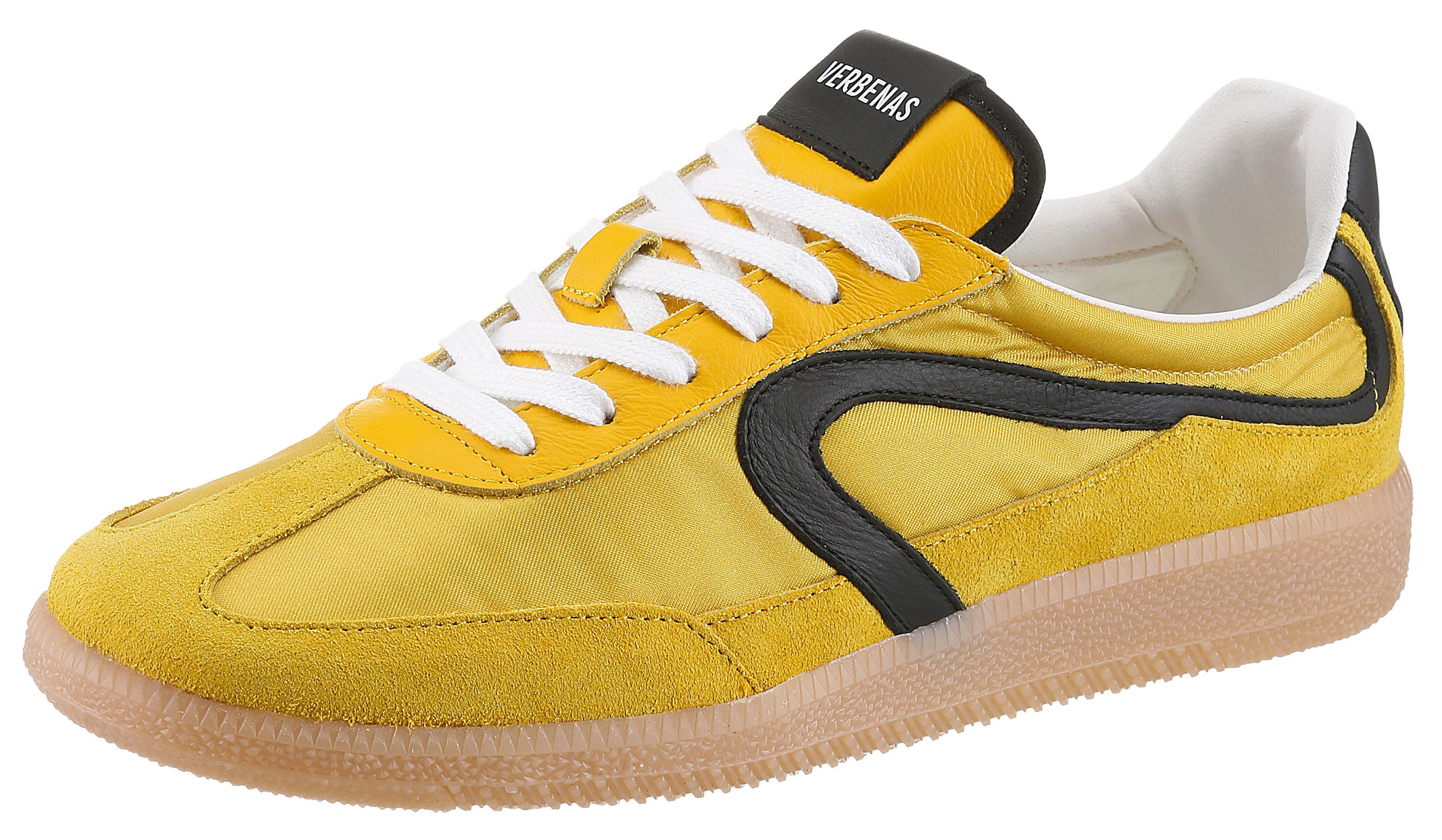 VERBENAS SIMON Sneaker Retrosneaker, Schnürschuh, Freizeitsneaker mit honigfarbener Laufsohle