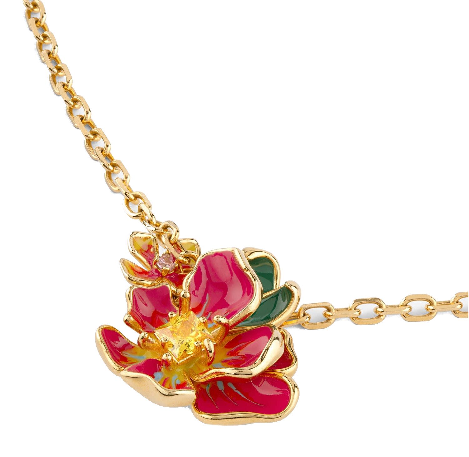 Guess Gliederkette 18-20" Bouquet Enamel Necklace