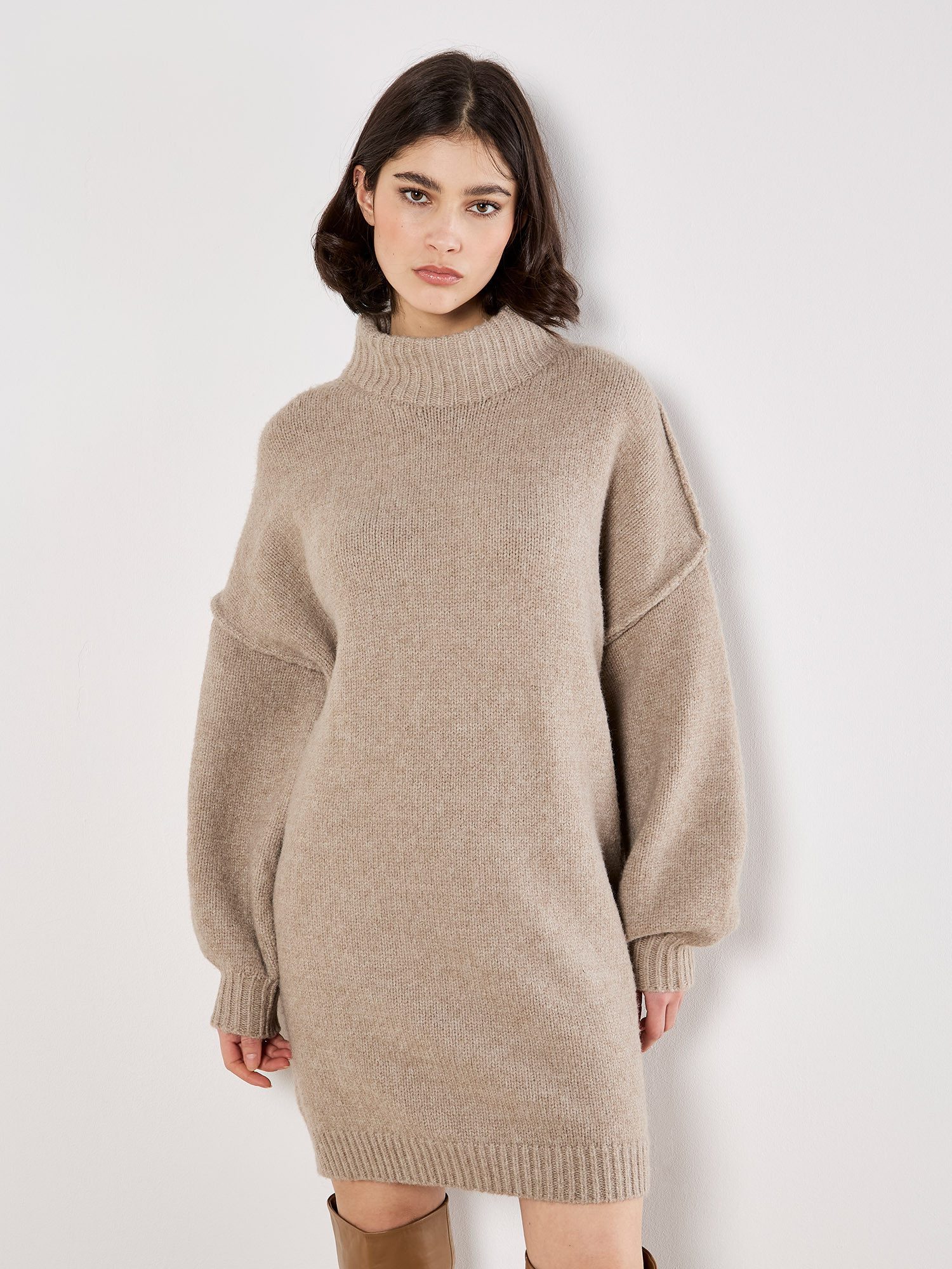 Strickkleid Minikleid