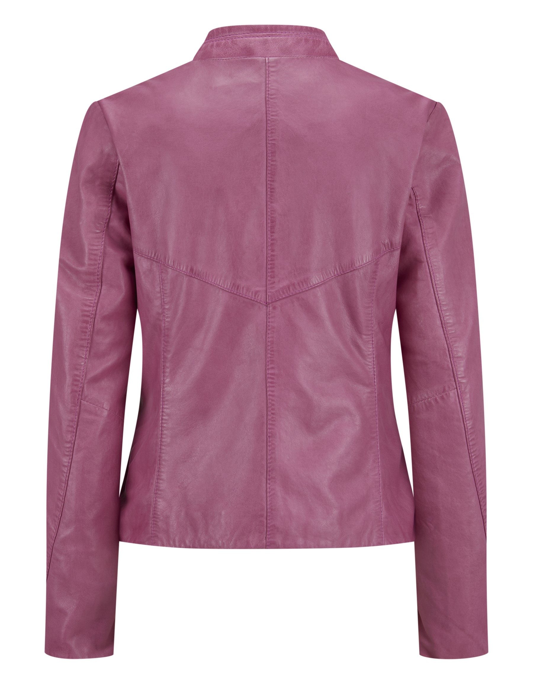 Milestone Lederjacke MSComet Bikerjacke aus Lammleder tailliert, elegant und modern