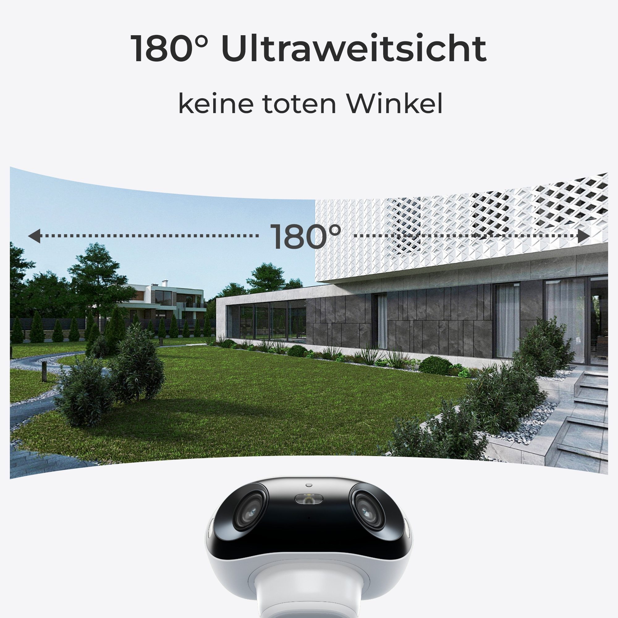 Reolink Argus 4 Pro + Solarpanel 2 4K 180°-Ansicht Akkukamera 2,4/5GHz Wi-Fi Securitycam (4K, ColorX-Nachtsicht, Außen-Sicherheitskamera) – Bild 2 von 5