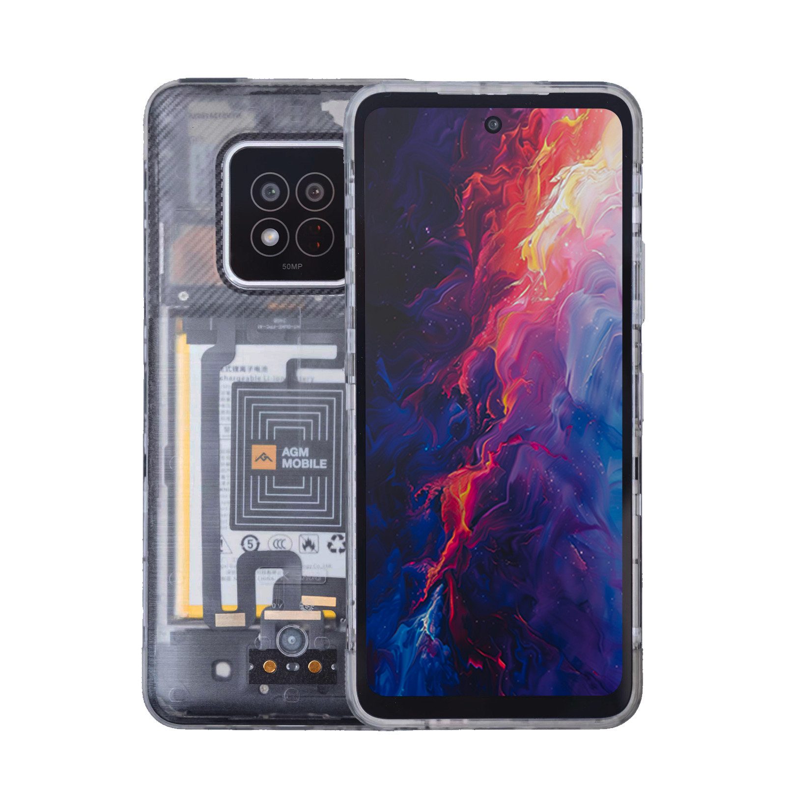 AGM by Beafon X6 Phantom rugged (IP68/IP69K/MIL-STD-810H) Smartphone (17,2 cm/6,78 Zoll, 50 MP Kamera)