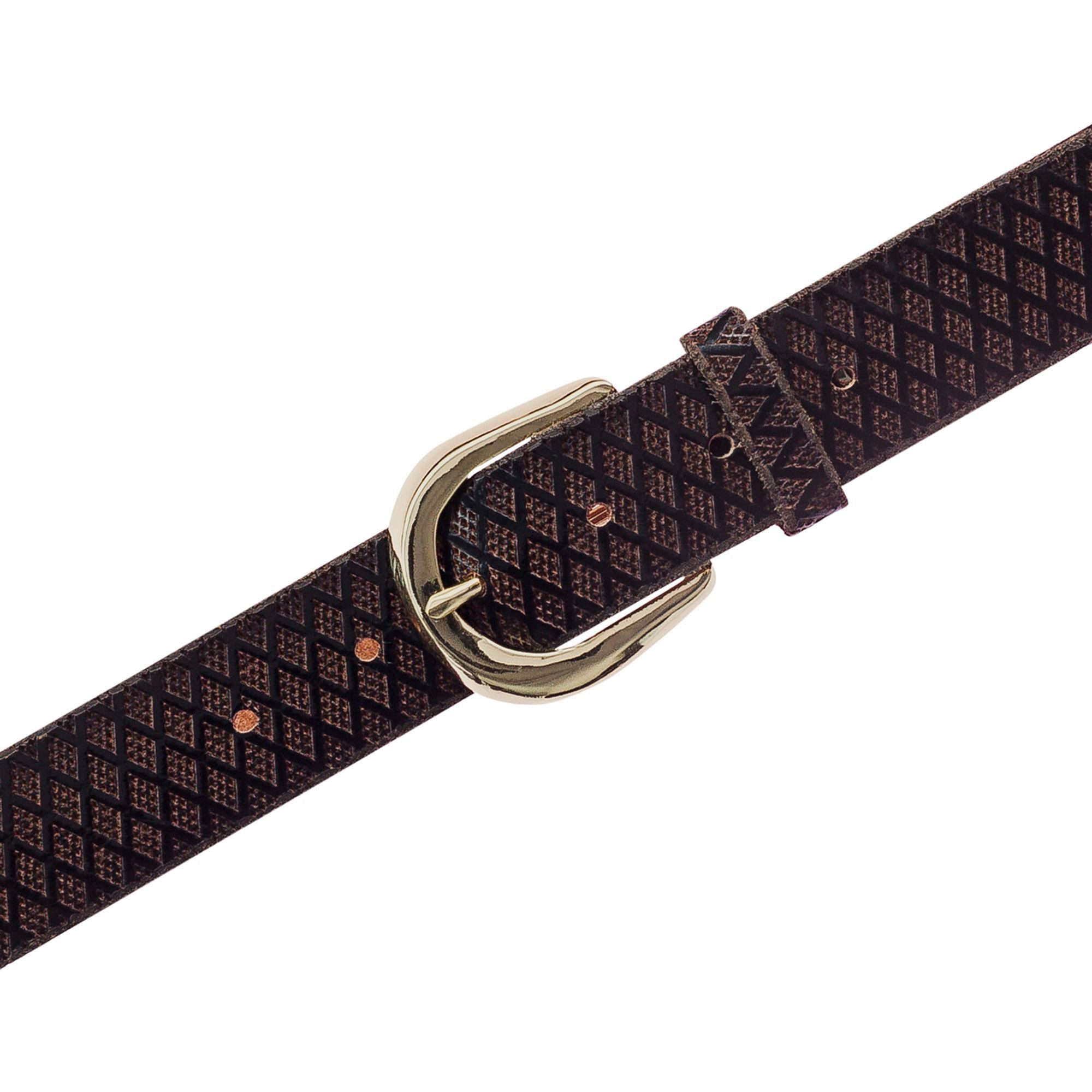 b.belt Ledergürtel Dornschließe