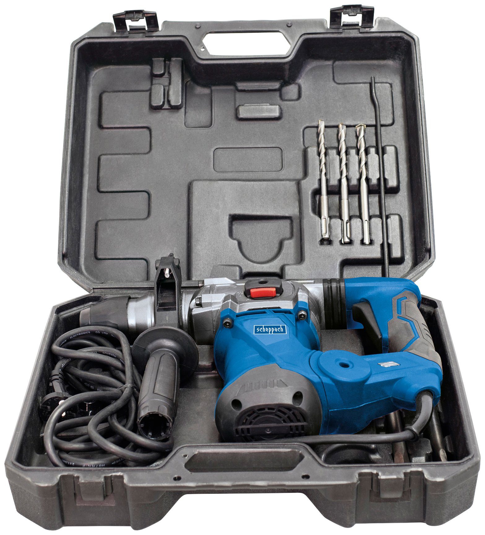 Scheppach 1250 W Bohrhammer DH1300Plus inkl. Tiefenanschlag mit Koffer günstig online kaufen