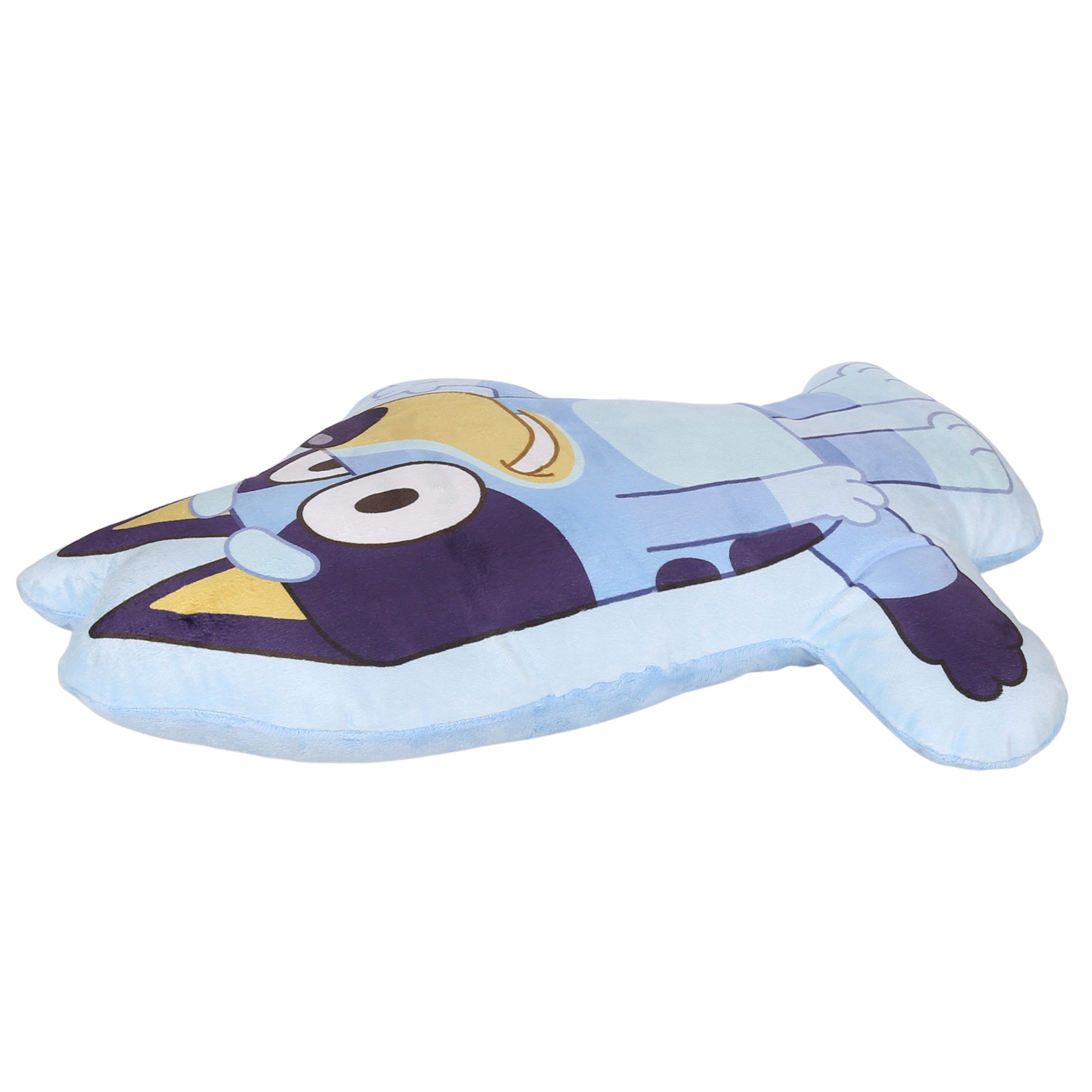 Bluey Dekokissen Bluey WEICHES Dekokissen, VELOURSFORM für das Kinderzimmer 33x26cm