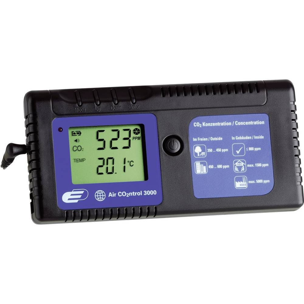 TFA Dostmann Raumluft-Qualitätssensor TFA CO 2 -Messgerät Air CO 2 ntrol 3000 5020-0106