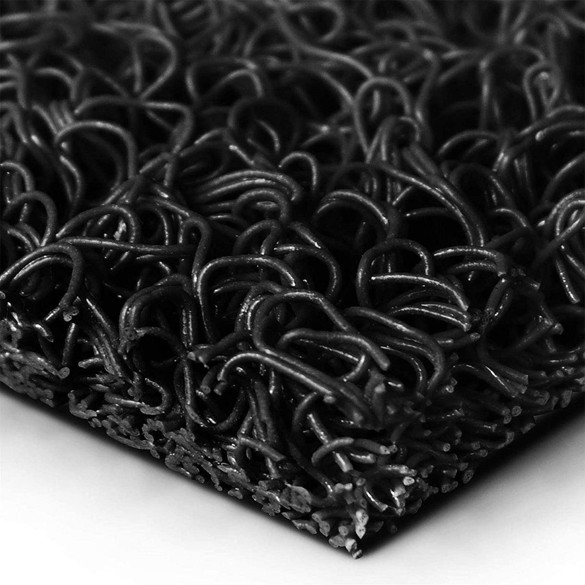 Fußmatte Schlingenmatte, Erhältlich in vielen mm etm, Schwarz Höhe: Farben 16 Größen, & rechteckig, Sauberlaufmatte