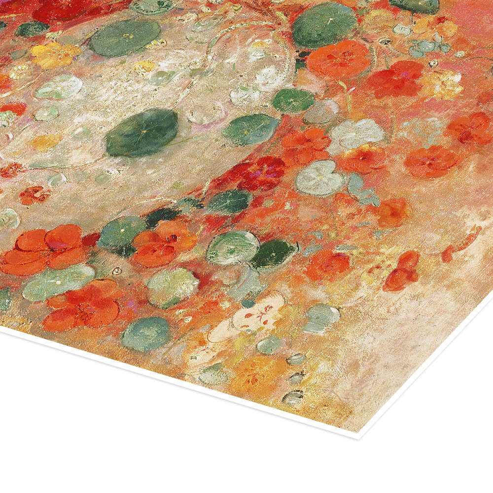 Posterlounge Wandbild Kapuzinerkresse, Odilon Redon, erhältlich als Poster, Leinwandbild, Wandsticker oder Acrylglasbild