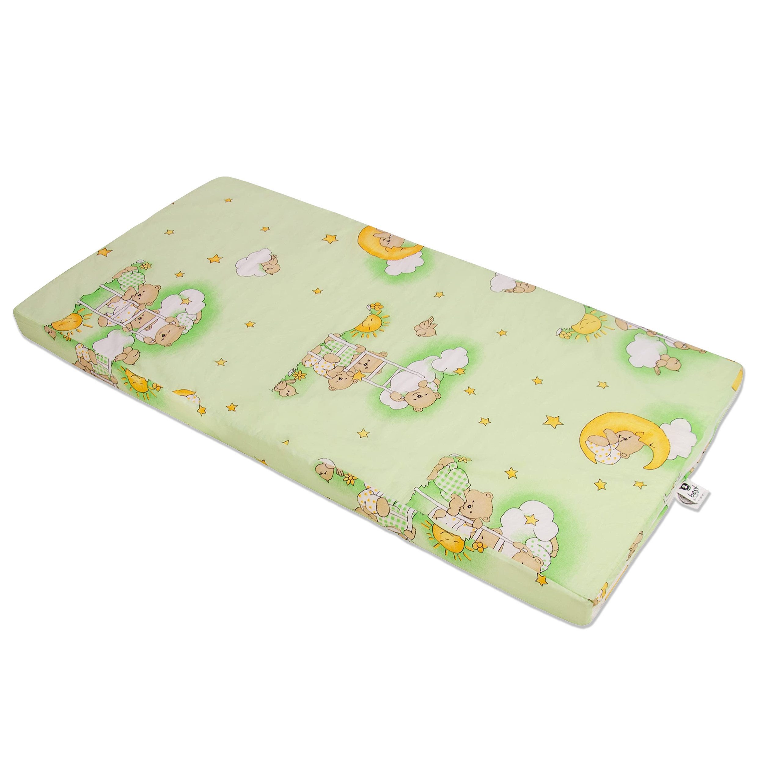 Kindermatratze Babymatratze mit Baumwollbezug, waschbar & rollbar–Allergike günstig online kaufen