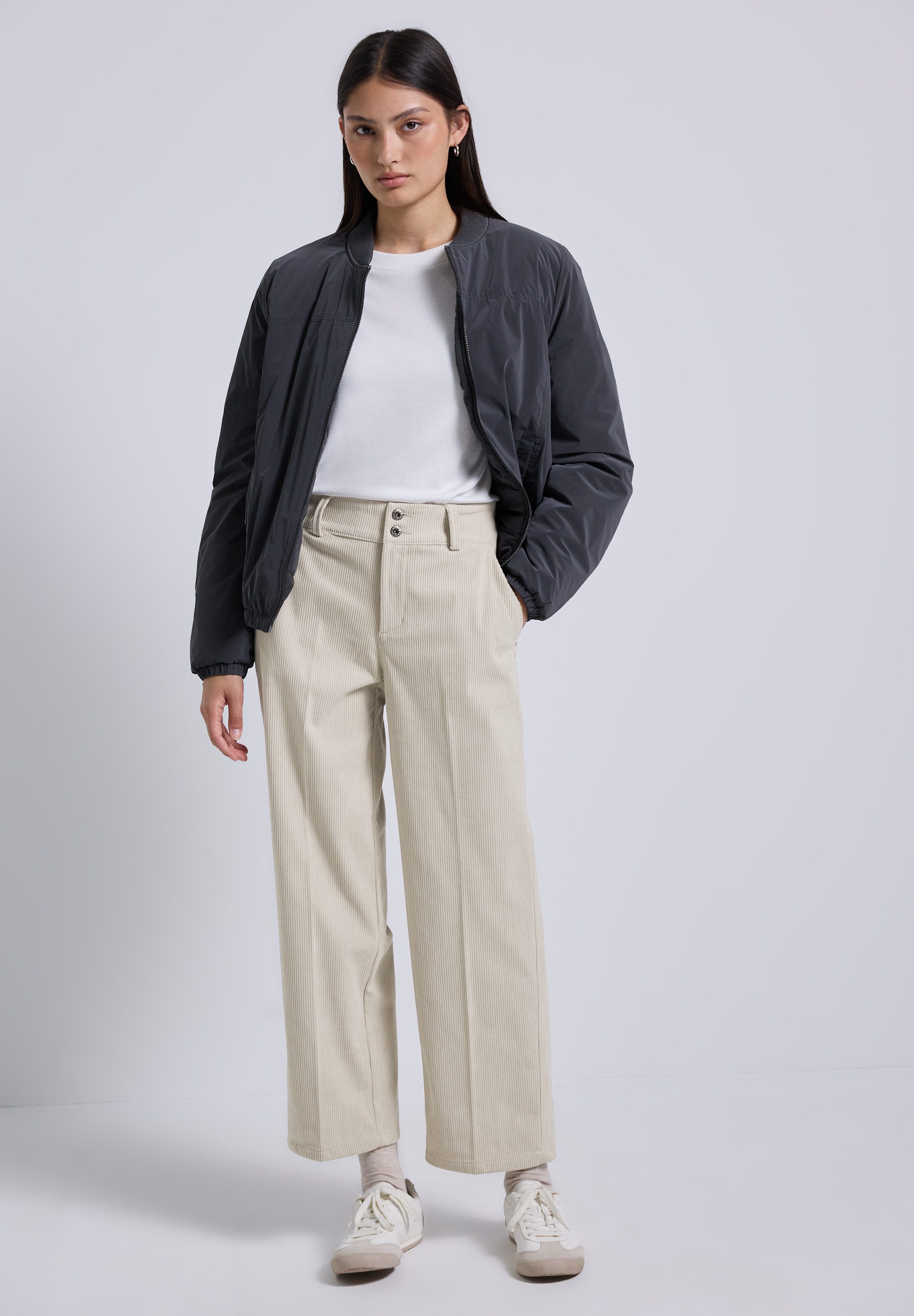 STREET ONE STUDIO Stoffhose High Waist