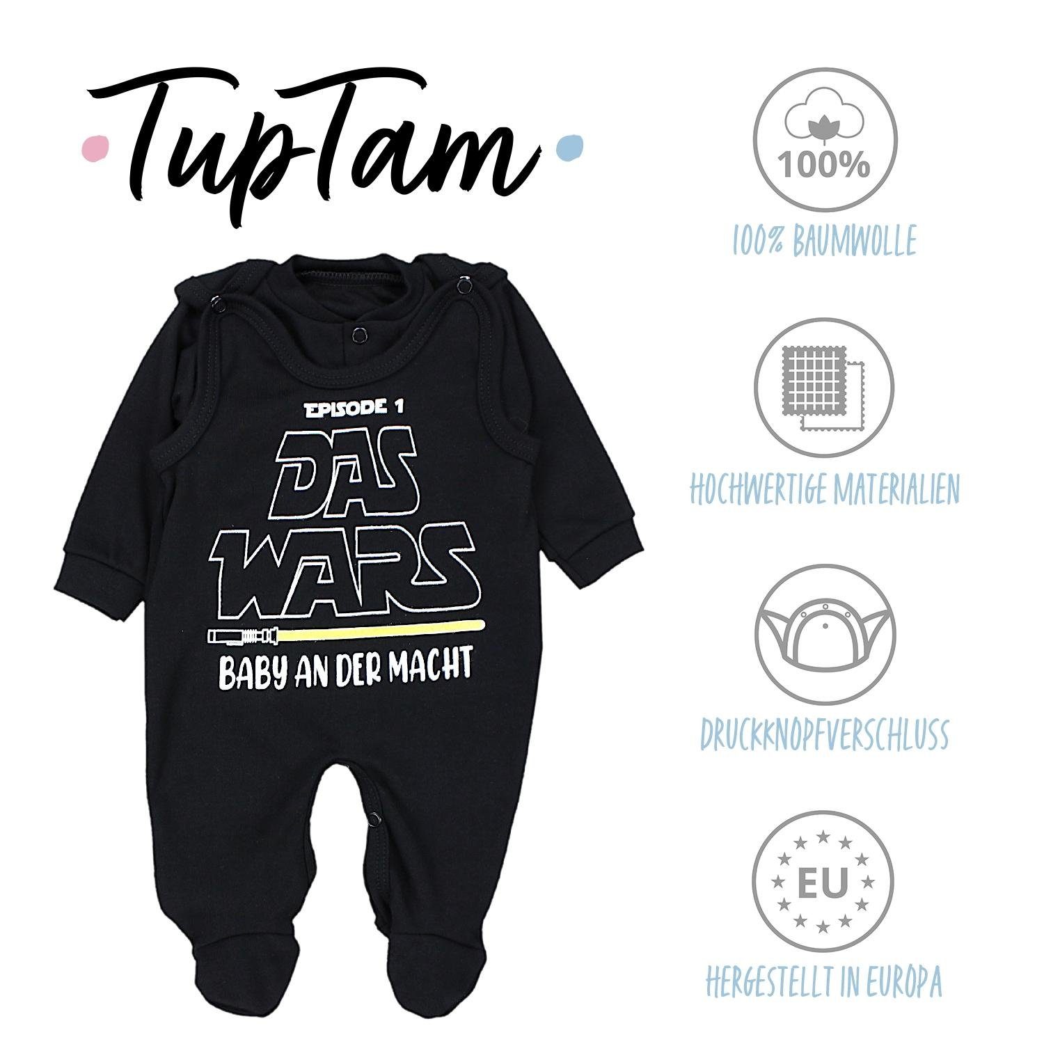 TupTam Strampler TupTam Unisex Baby Strampler Set Spruch Mamas & Papas Schatz