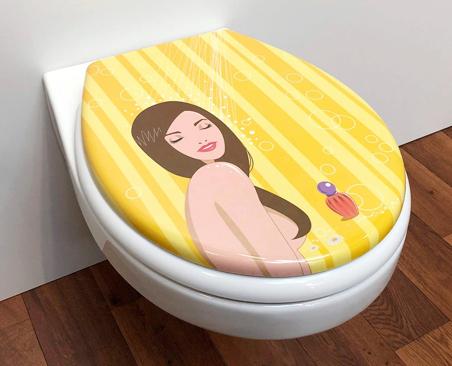 ADOB WC-Sitz Shower, Absenkautomatik, zur Reinigung abnehmbar