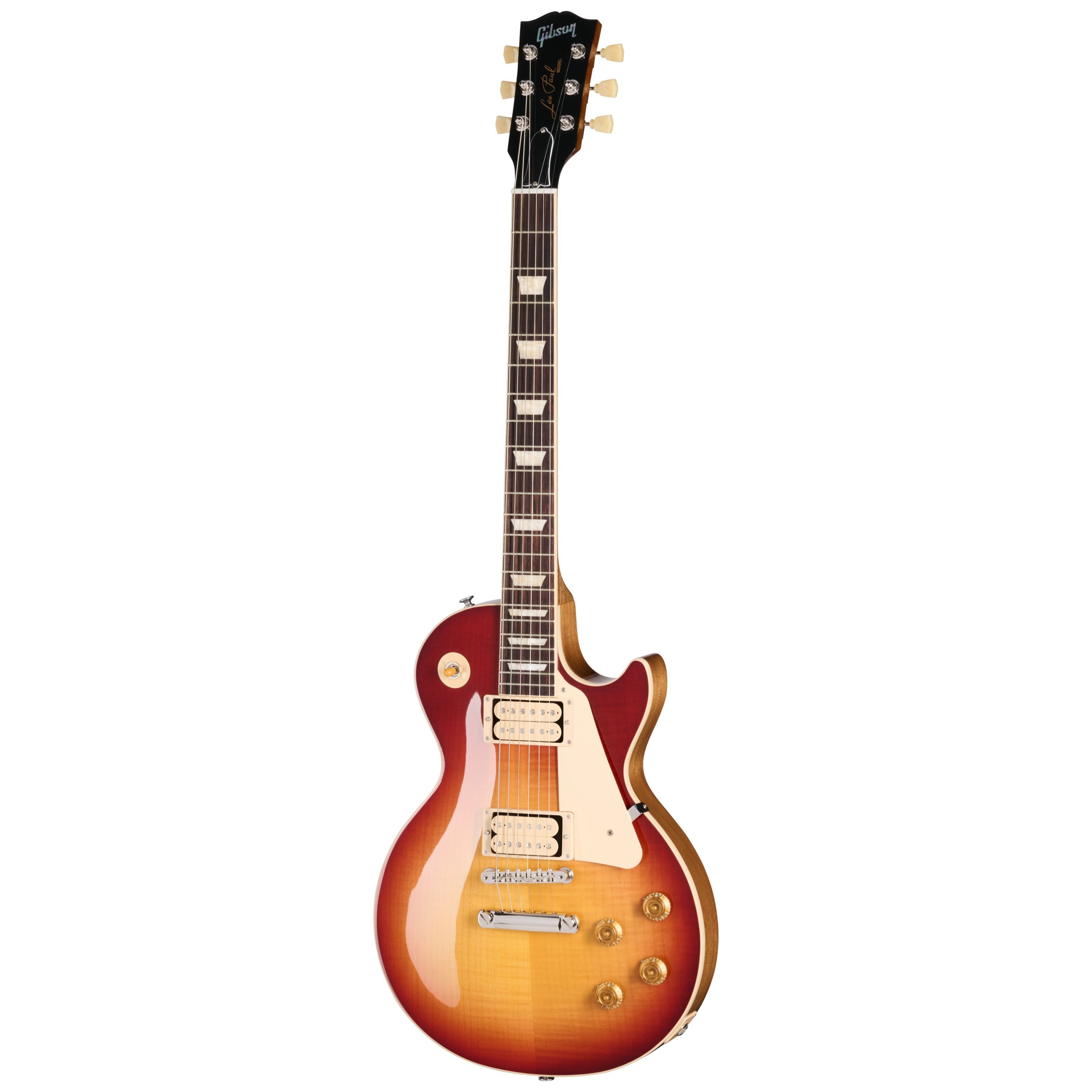 Gibson E-Gitarre, E-Gitarren, Single Cut Modelle, Les Paul Standard 50s Double Trouble Vintage Bourbon Burst Gloss -