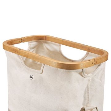 achilles Einkaufsshopper Urban-Shopper Einkaufstasche mit Holz-Griff Tragetasche Schulter-Gurt