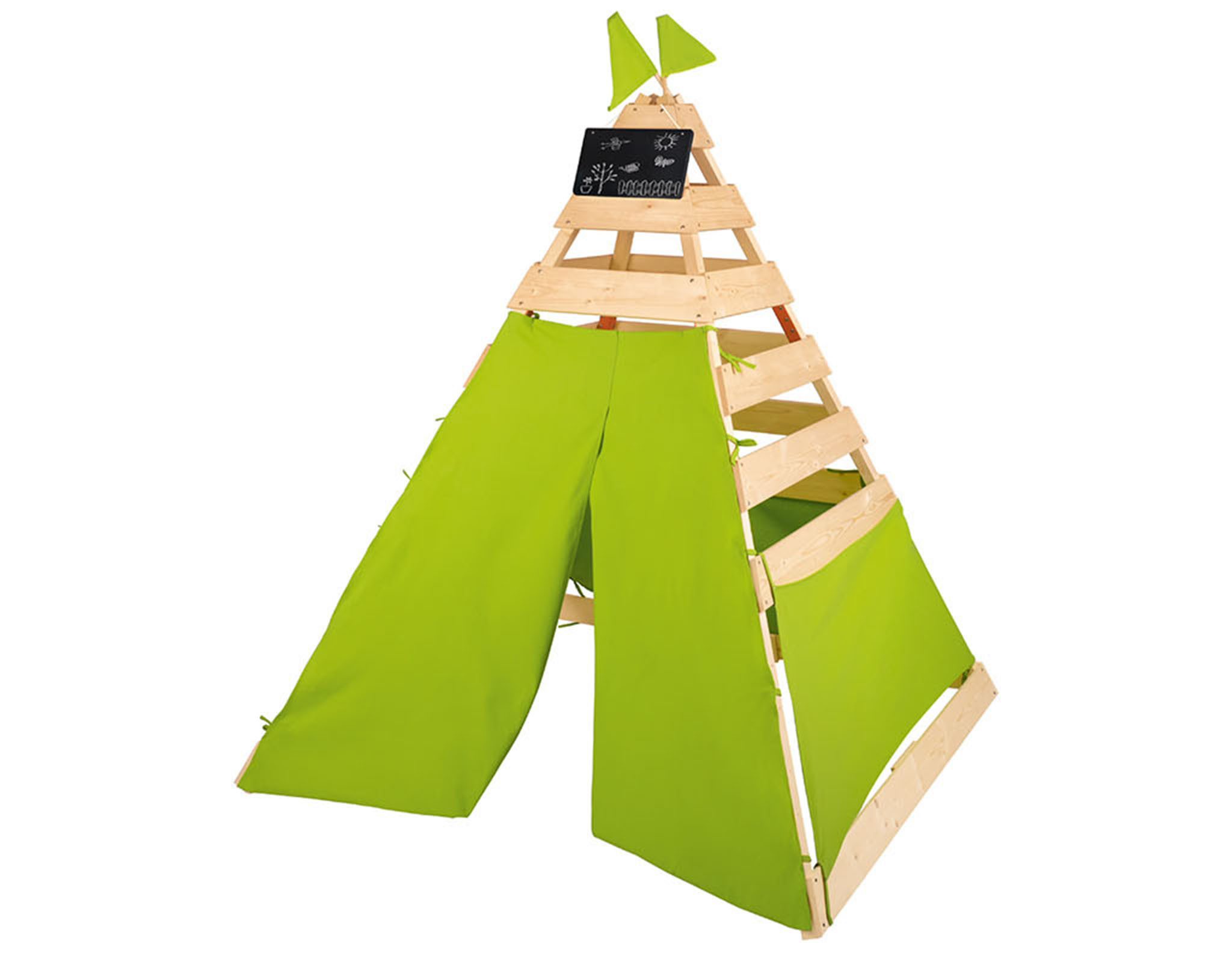 Playtive Spielzelt Playtive Spielzelt Tipi draußen Kinderzelt Tafel Echthol günstig online kaufen