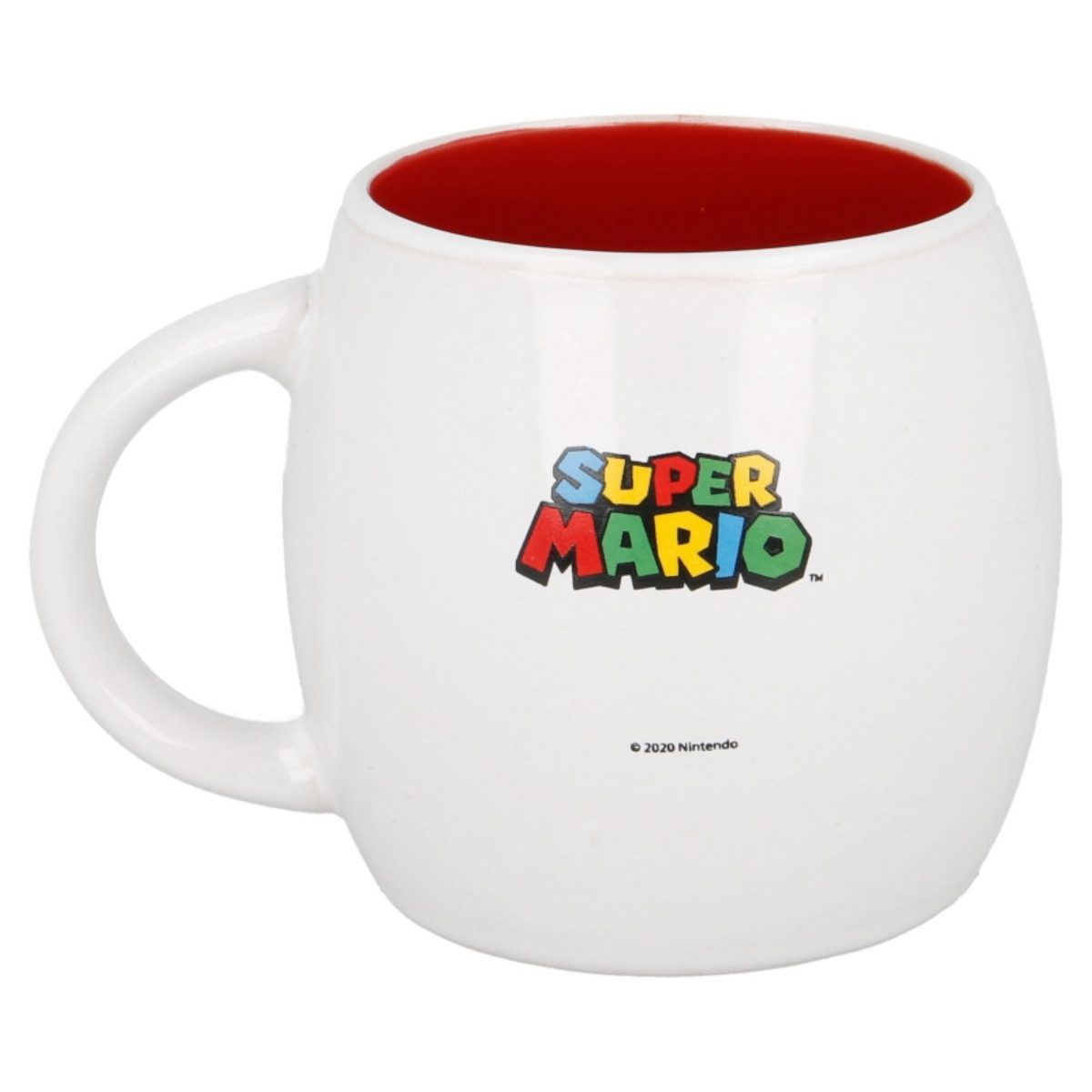 Super Mario Tasse Kaffeetasse 380 ml mit Geschenkverpackung 13 oz, Keramik