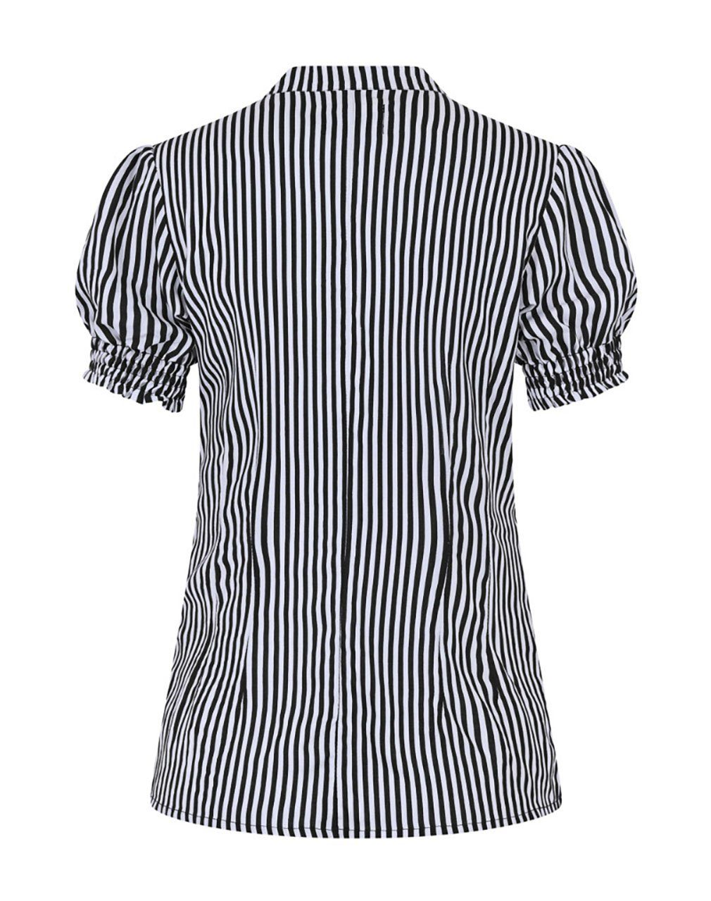 Hell Bunny Blusenshirt Humbug Gestreift günstig online kaufen