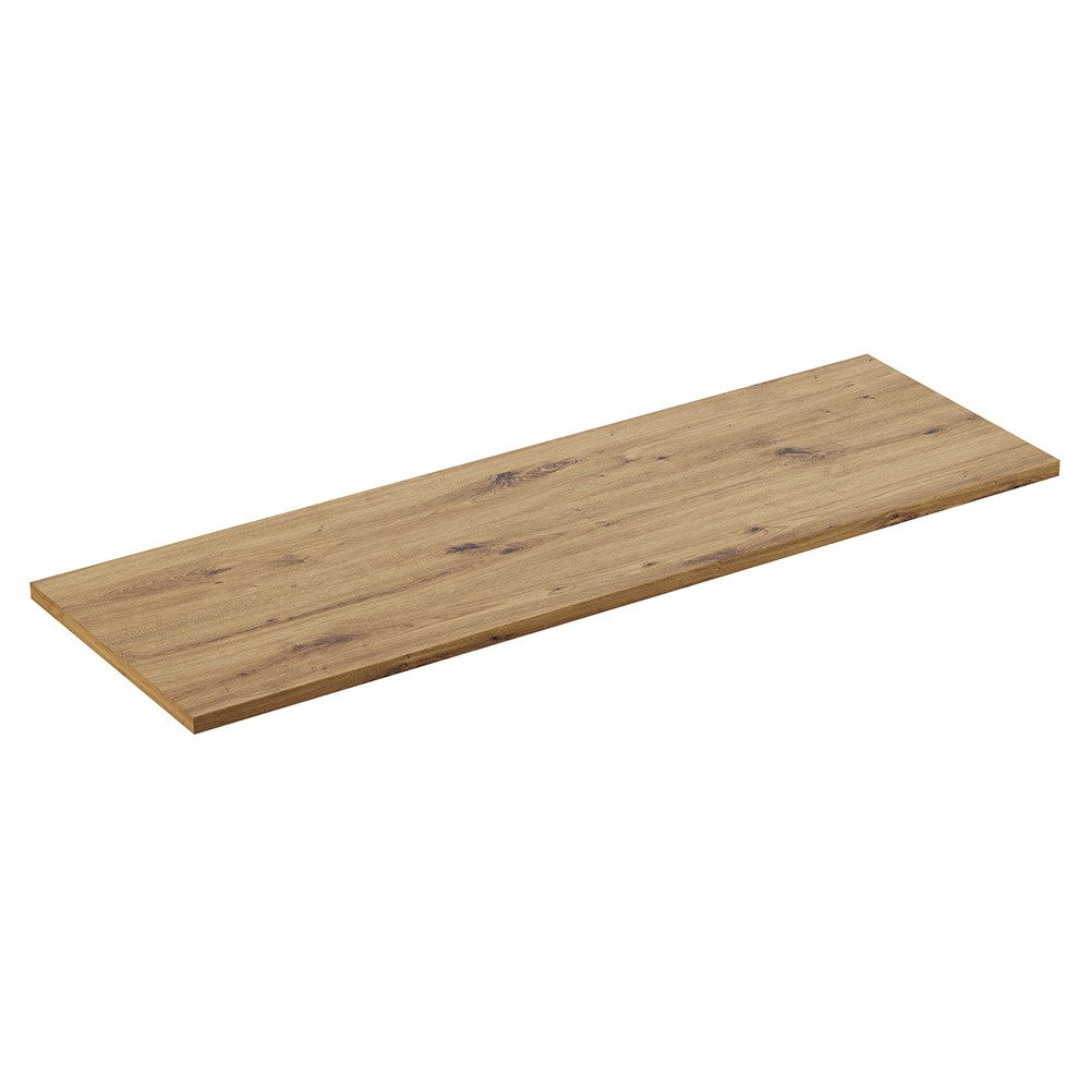 Lomadox Waschtischplatte BIBIONE-56, 140 cm breit in Artisan Eiche