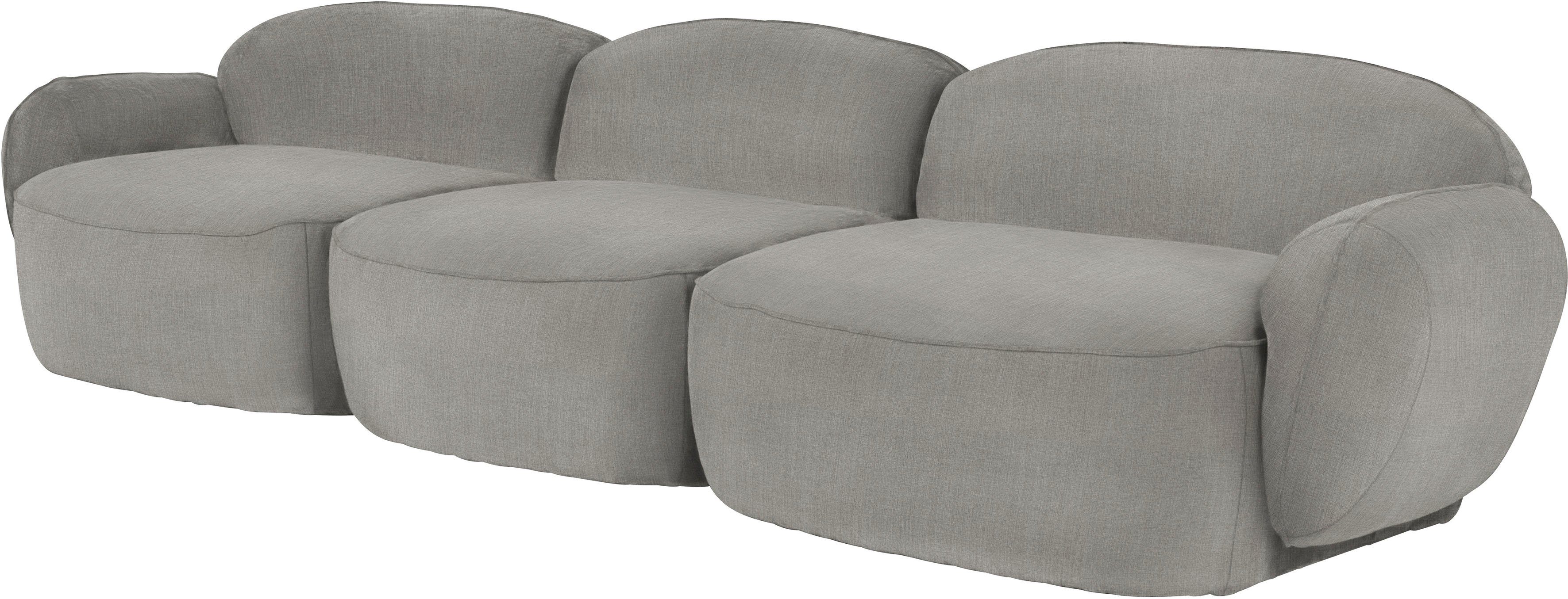 furninova 3,5-Sitzer Bubble, komfortabel skandinavischen durch Design Memoryschaum, im