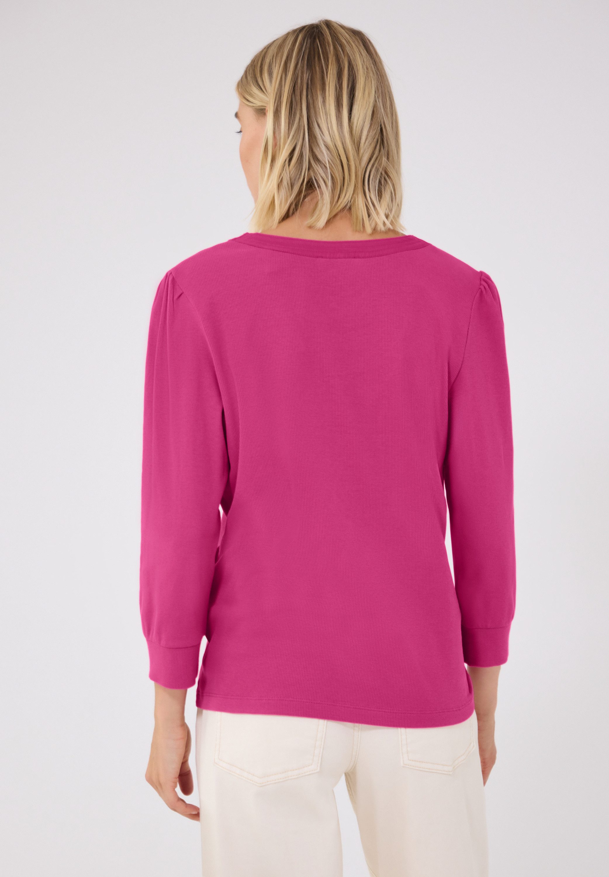 STREET ONE STUDIO 3/4-Arm-Shirt mit Knopfleiste – Bild 2 von 5