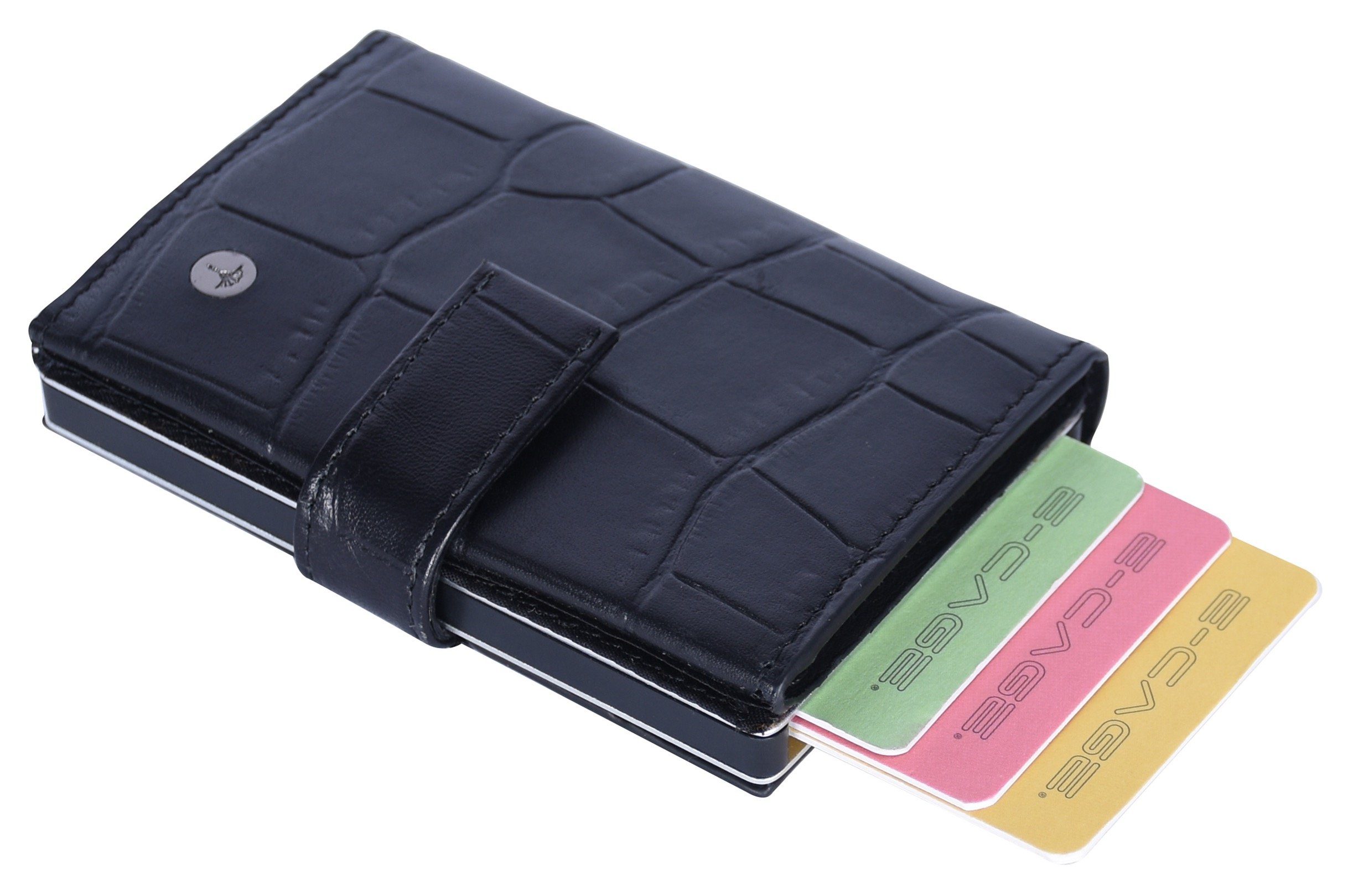 Joop! Kartenetui fano sv8, black e-cage Schutz mit c-two RFID