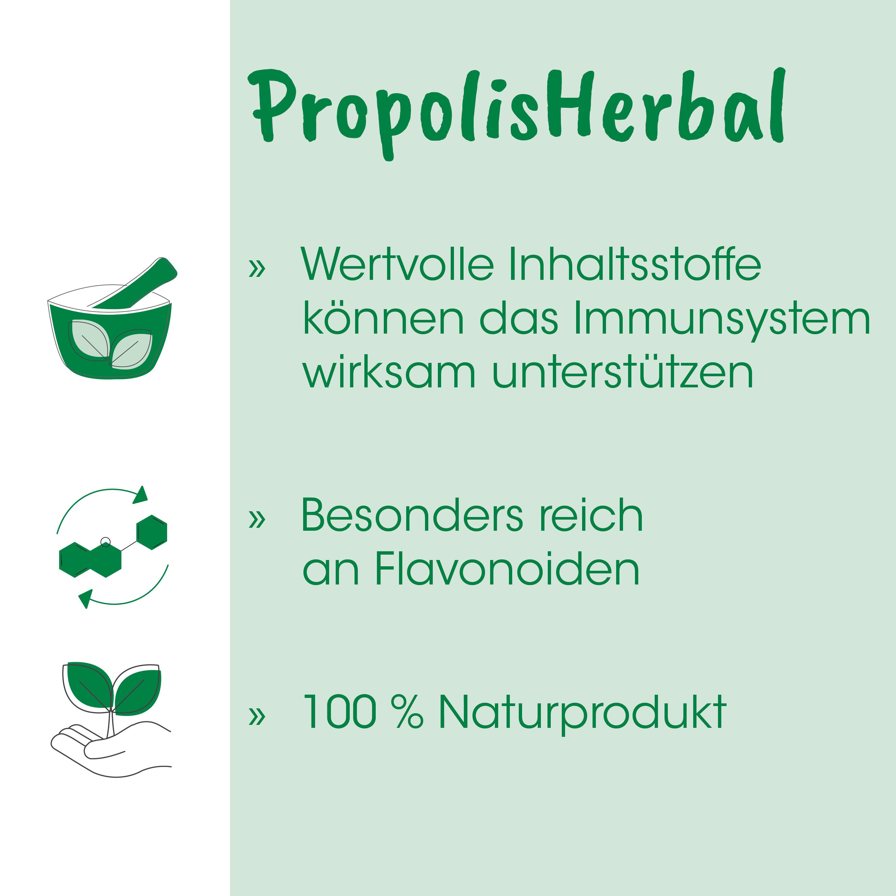 cdVet PropolisHerbal, Ergänzungsfutter für: Zwergkaninchen, Ratten, Meerschweinchen, Pferde, Katzen, Hunde, 45% Propolispulver zur Unterstützung des Immunsystems