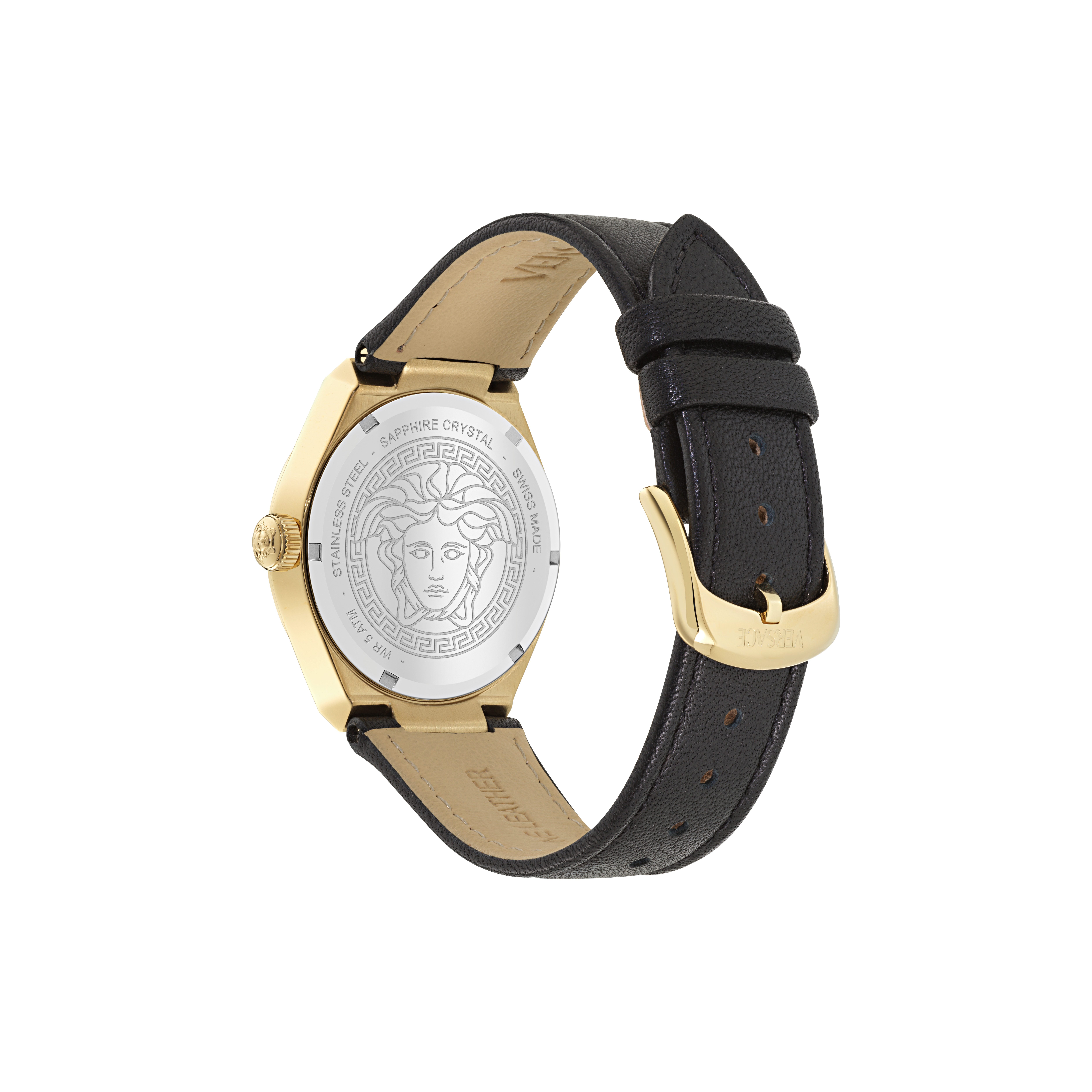 Versace Quarzuhr V-AURIA VE5E00126, Armbanduhr, Damenuhr, Swiss Made, analog