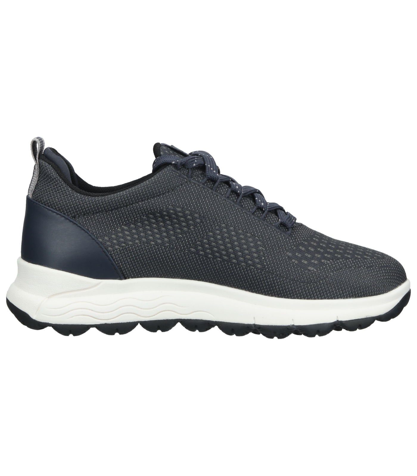 Geox Sneaker Leder/Textil Blau Grau Sneaker