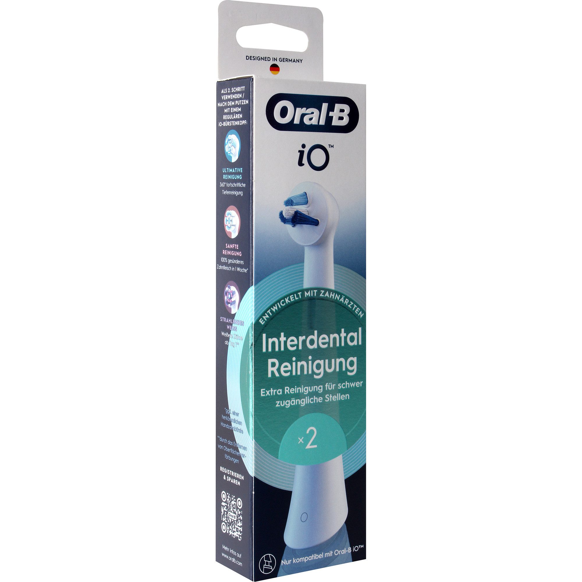 Oral-B Aufsteckbürsten iO Interdental Reinigung 2er