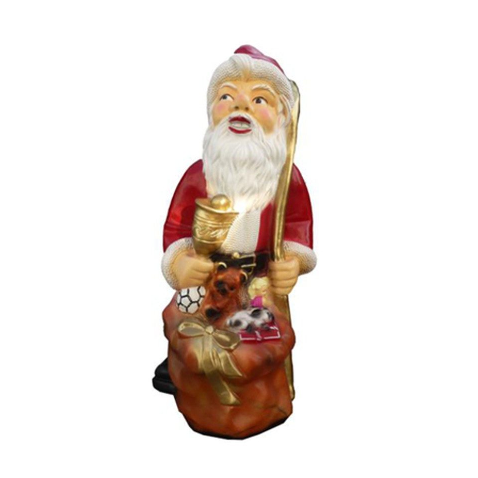 Xlmoebel Weihnachtsfigur Weihnachtsmann Statue Deko Nikolaus Skulptur 73cm, Made in Europa