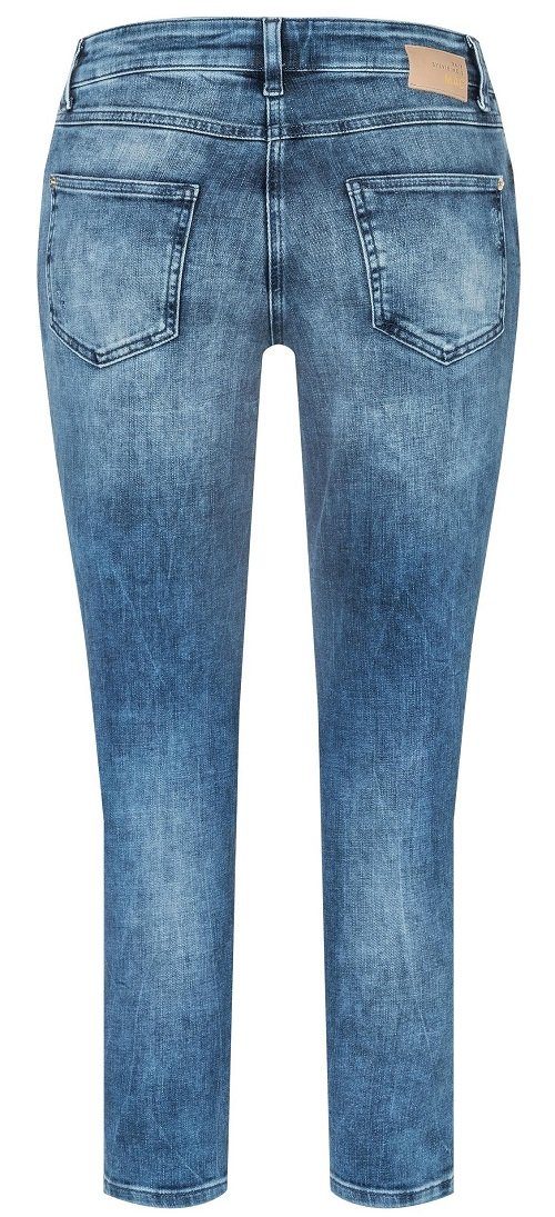 hoher Femininer mit Mel Leibhöhe MAC MAC blue Jeans authentic Fit 5-Pocket-Jeans
