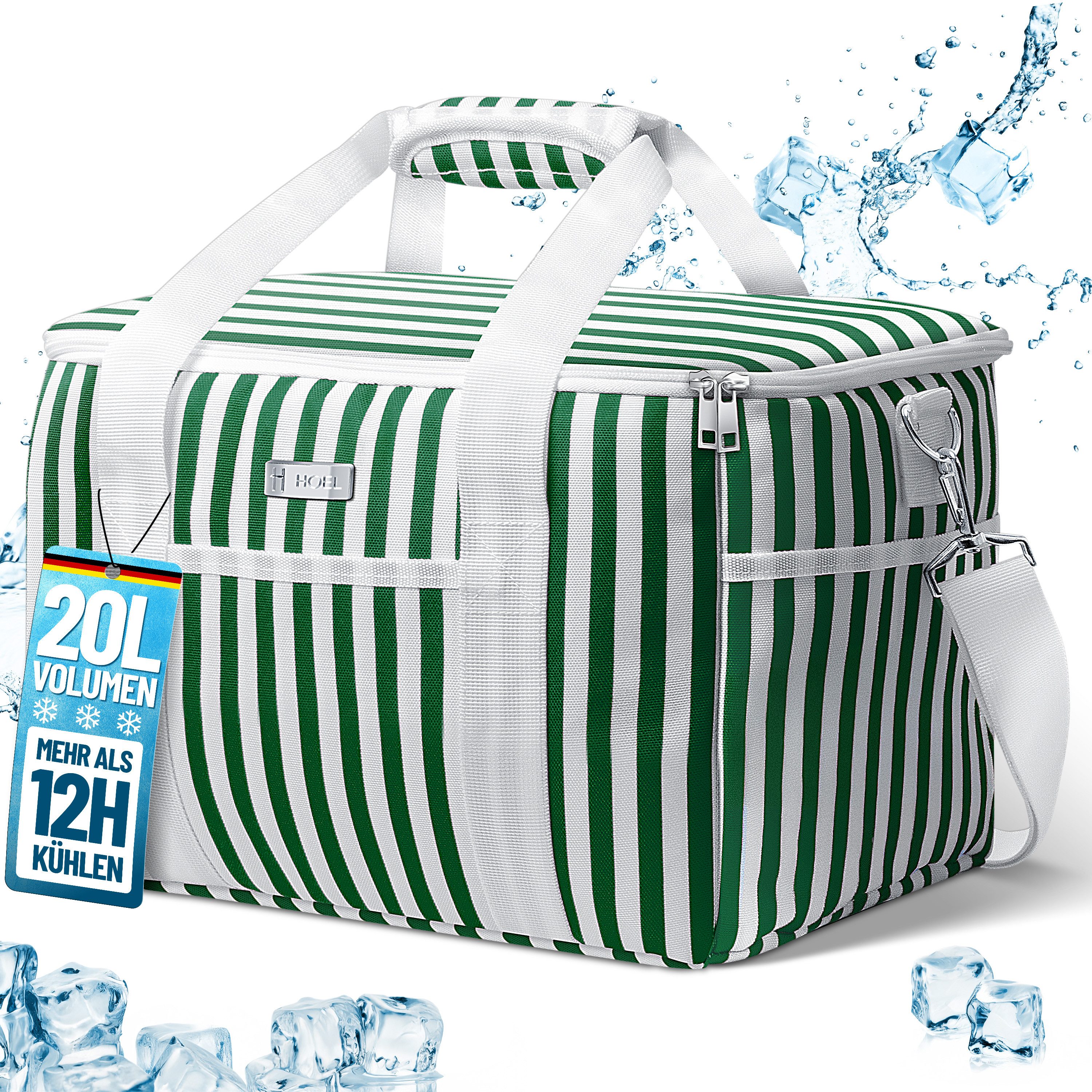 Kühltasche HOEL Kühltasche klein 20L & Gross 30L - Isoliertasche - Lunchtasche