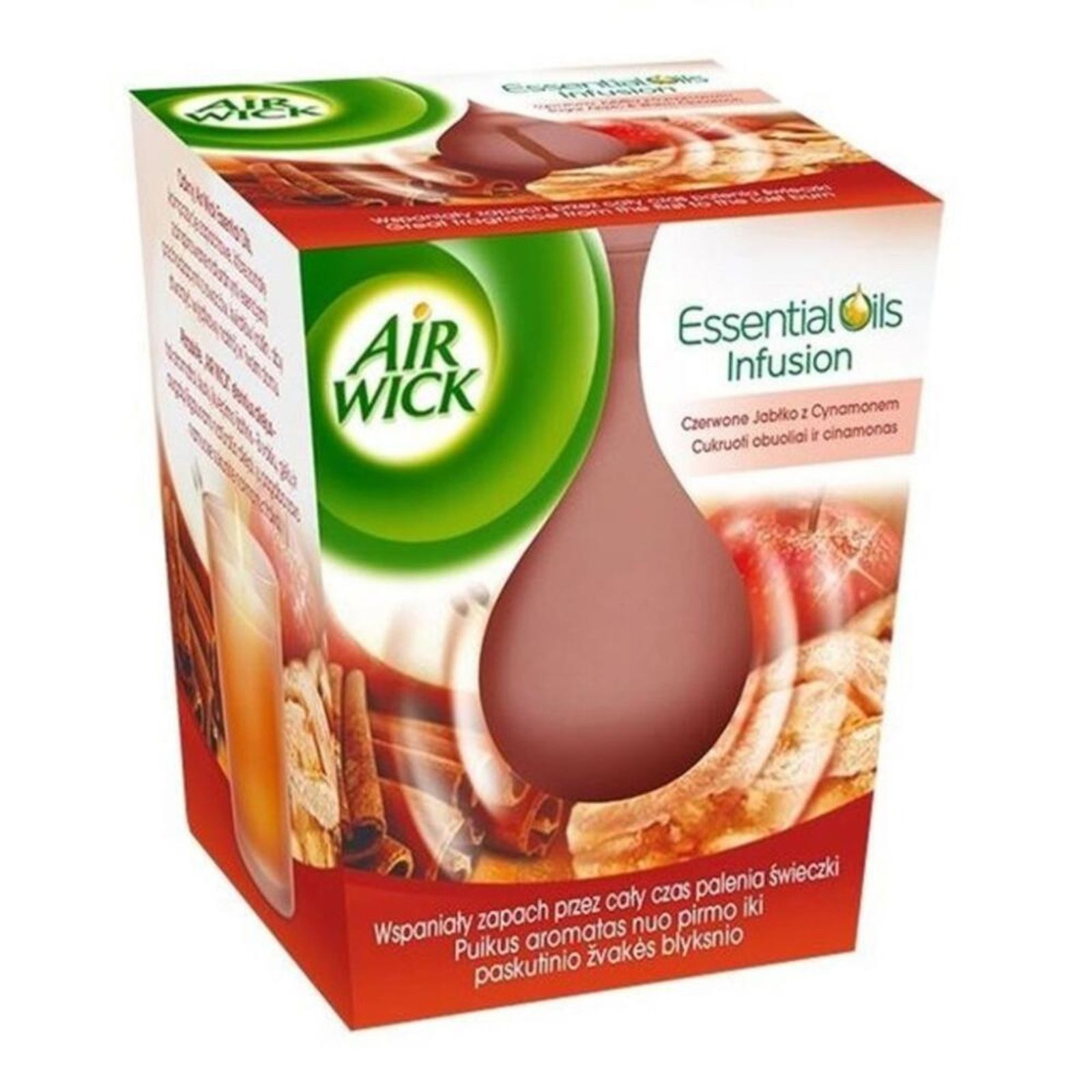 Reckitt Benckiser Deutschland GmbH Tafelkerze 6x Airwick Duftkerzen Set 105g Sugar Apple & Warm Cinnamon Аксессуары для дома