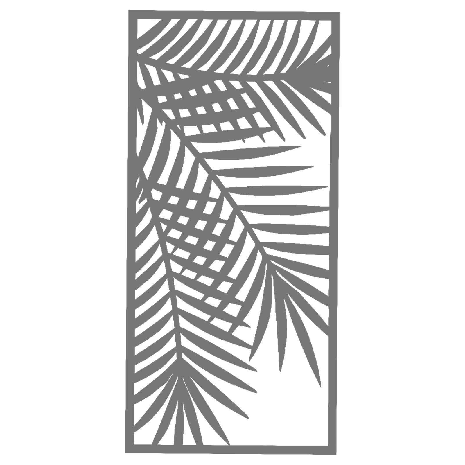 Jumpeak Wanddekoobjekt wanddekoration metall,Rechteck,Blatt,wanddekoration wohnzimmer, wanddekoration wohnzimmer,Metallverzierung,4 Farben,4 Größen